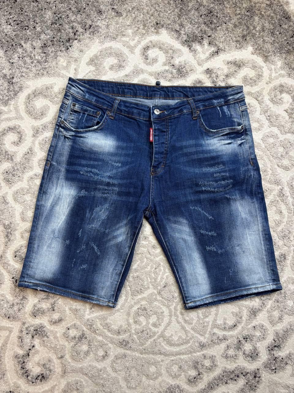 Dsquared2 DSQUARED2 Italy Distressed Fade Denim Shorts Size 56 Size US 40 / EU 56 - 4 Thumbnail