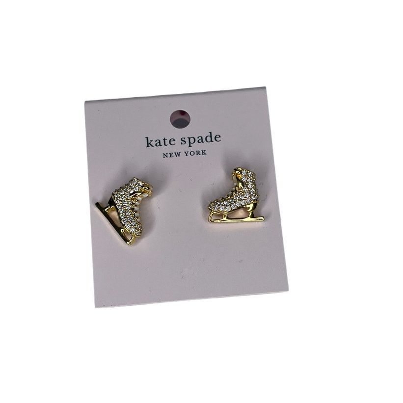 Kate Spade Kate Spade Snow Day Ice Skate Stud Earrings Size ONE SIZE - 4 Thumbnail