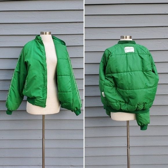 Vintage Vintage 90s y2k Green Pioneer Seed Logo Polysatin Puffer Bom Size US L / EU 52-54 / 3 - 6 Thumbnail