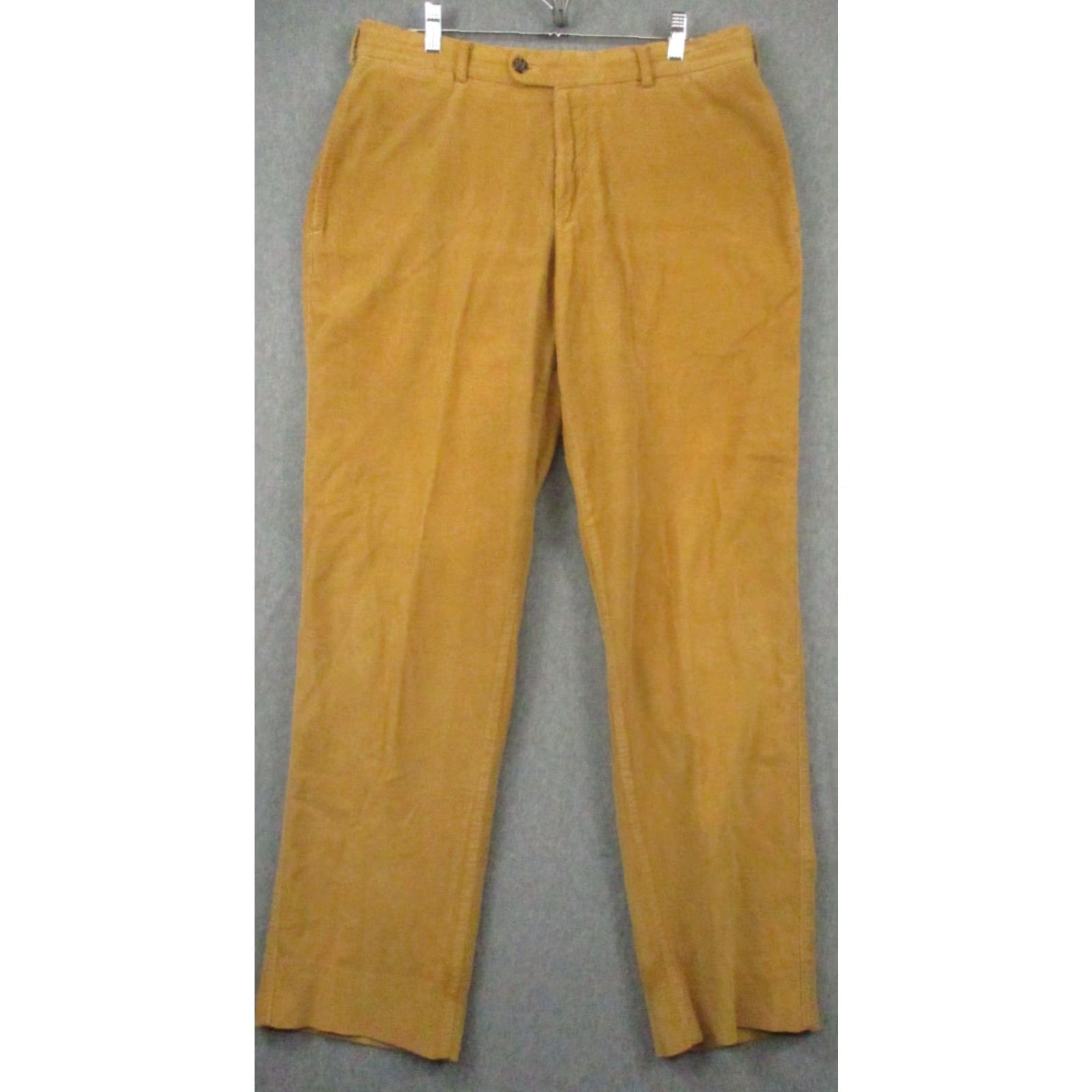 Peter Millar Peter Millar Corduroy Pants 33x31 Stretch Men's Chino Pants Brown Cotton Regular Straight Rise High Vintage No Medicine Size US 33 - 2 Thumbnail