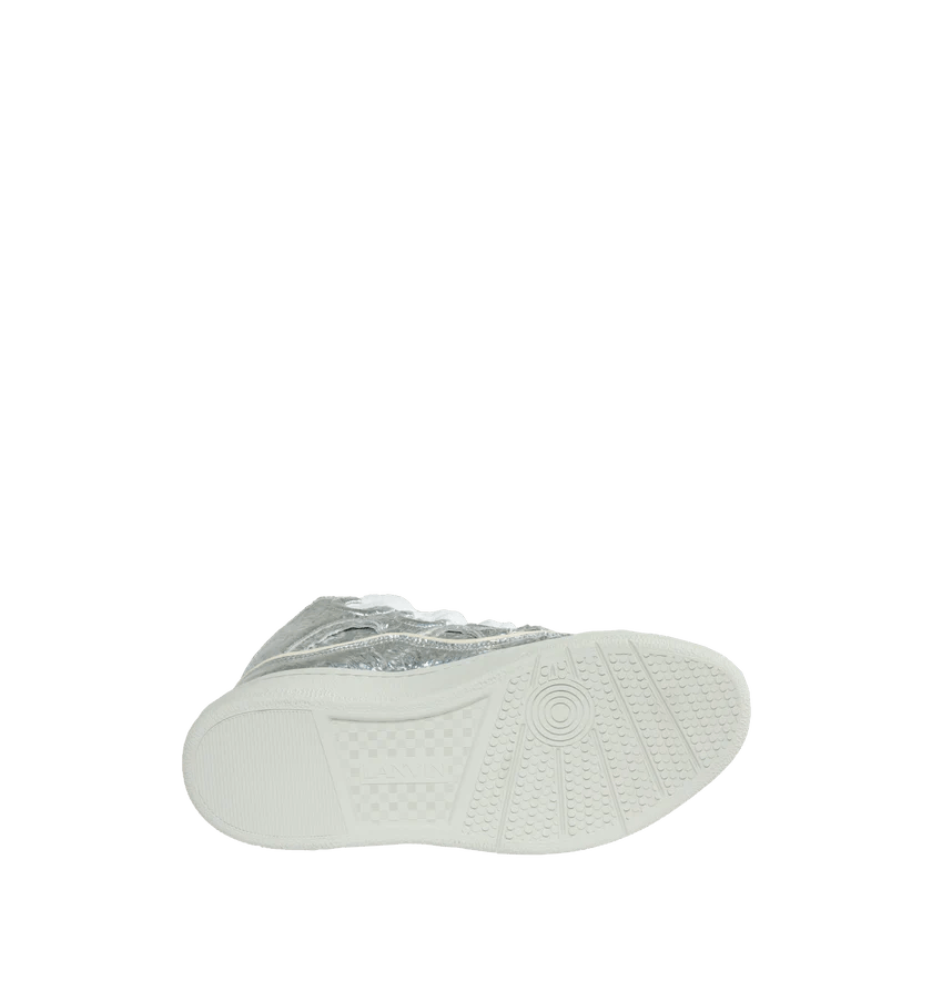 Lanvin o1h1sh11224 Curb Sneaker Metallic Effect in Silver Size US 8 / EU 41 - 5 Thumbnail