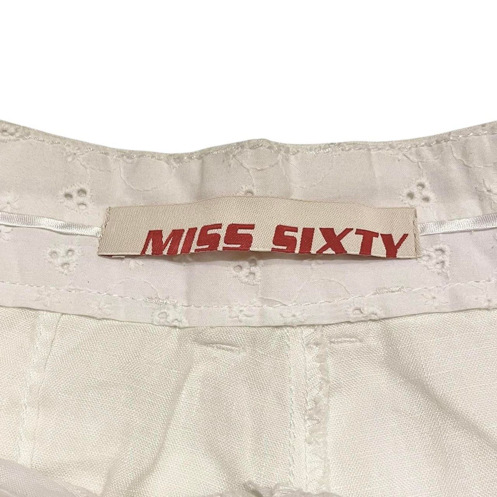 Miss Sixty VTG Y2K Miss Sixty 100% linen boho festival flared trousers Size 24" / US 00 / IT 34 - 8 Thumbnail