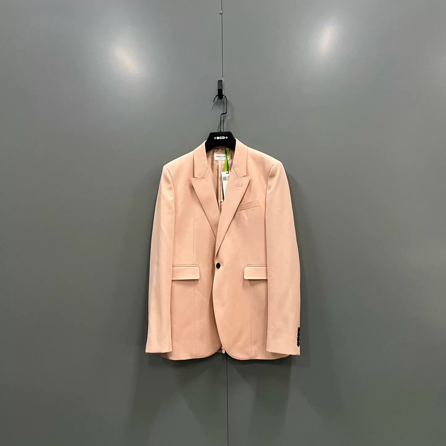 Saint Laurent Paris Saint Laurent Pink Lapel Casual Blazer Size US S / EU 44-46 / 1 - 1 Thumbnail