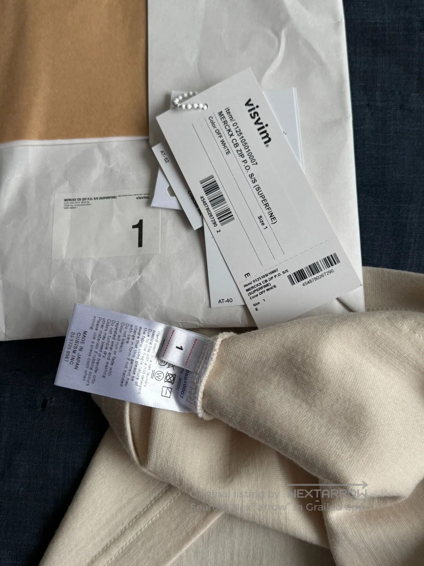 Visvim VISVIM 25SS MERCKX CB ZIP PO S/S. Size US M / EU 48-50 / 2 - 9 Thumbnail