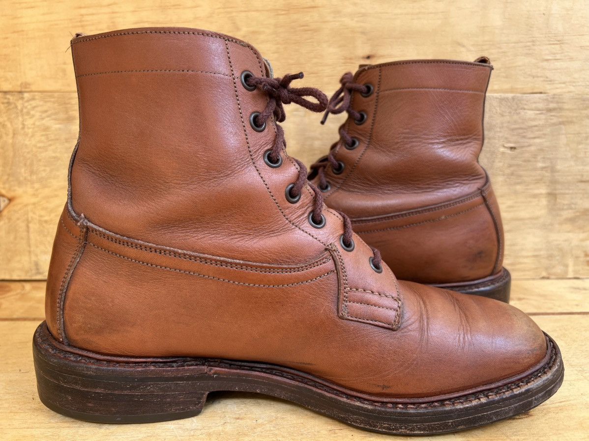 Evan Kinori × Tricker's Vintage Trickers men Brown Leather Boots Size US 8 / EU 41 - 7 Thumbnail