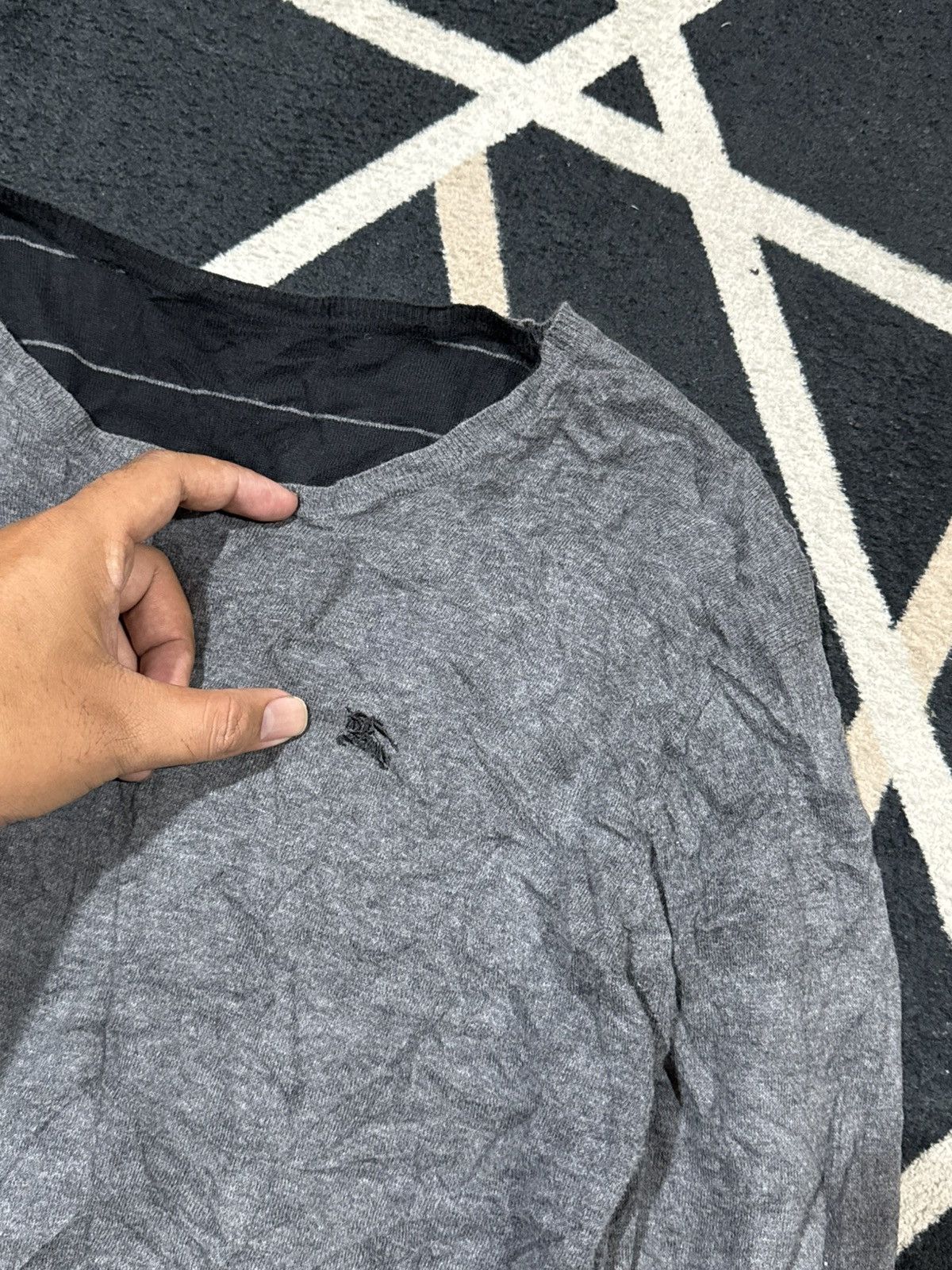 Burberry Burberry Double Layer Reversible Long Sleeve Size US M / EU 48-50 / 2 - 7 Thumbnail
