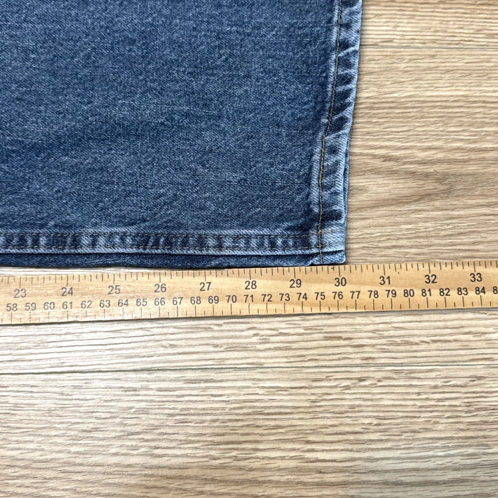 Wrangler VINTAGE Wrangler Jeans Men's Medium Wash Straight Fit High Rise 48 x 30 Pants Size US 32 / EU 48 - 7 Thumbnail