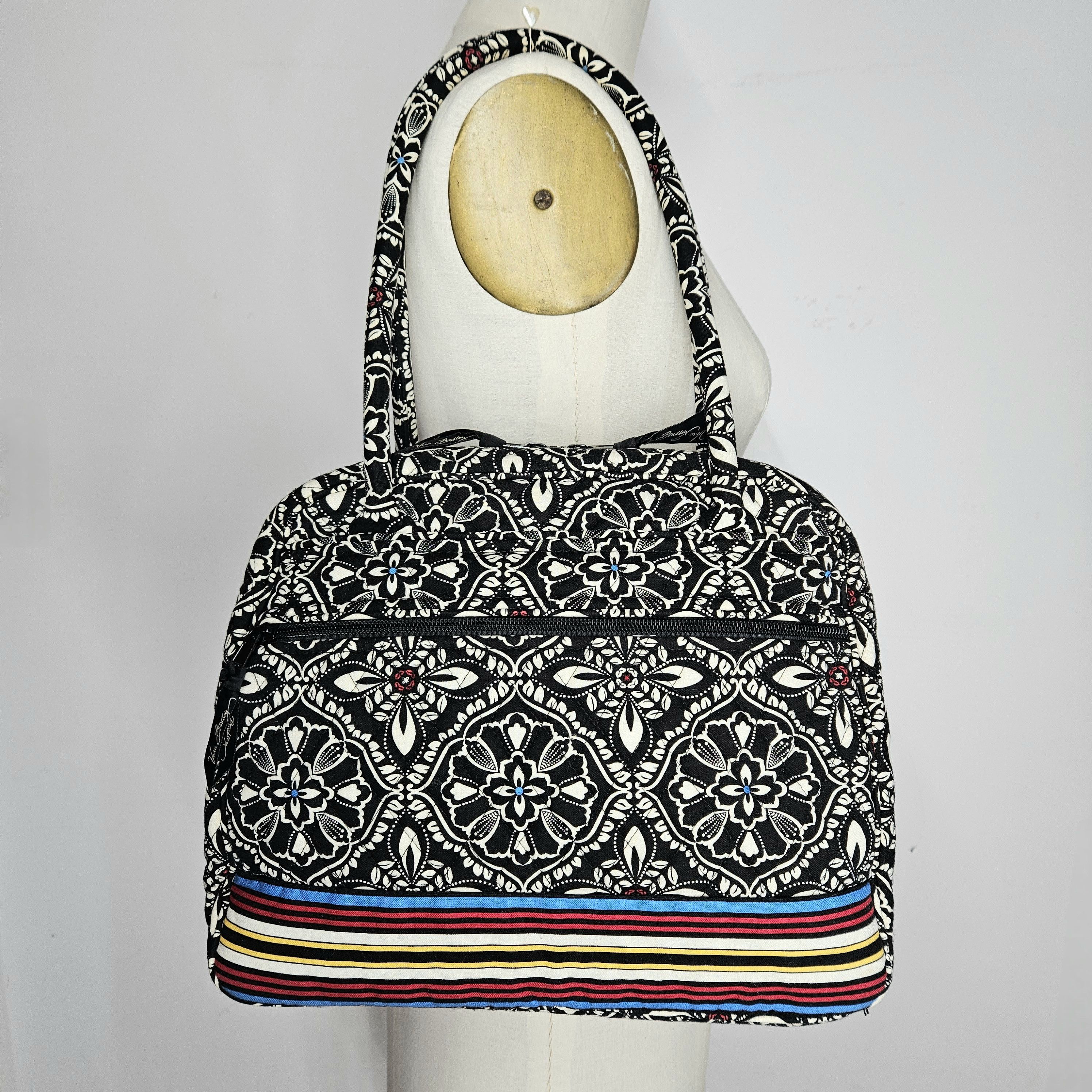 Vera Bradley Vera Bradley 13x10x5" Bag Alma Double Strap Shoulder Black Size ONE SIZE - 3 Thumbnail