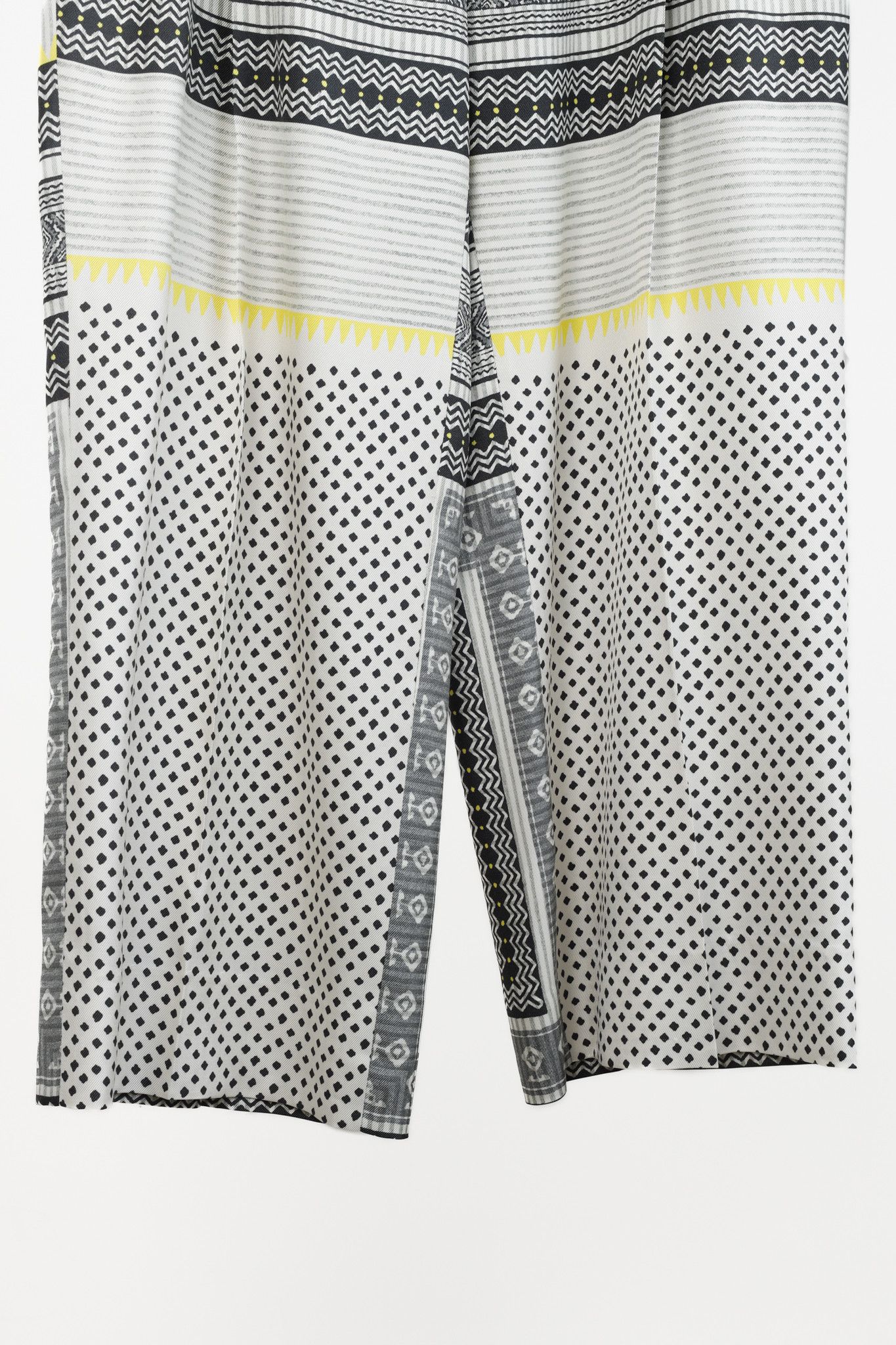Etro Etro Abstract Print Wide Leg Silk Trousers Size 34" / US 12 / IT 48 - 6 Thumbnail
