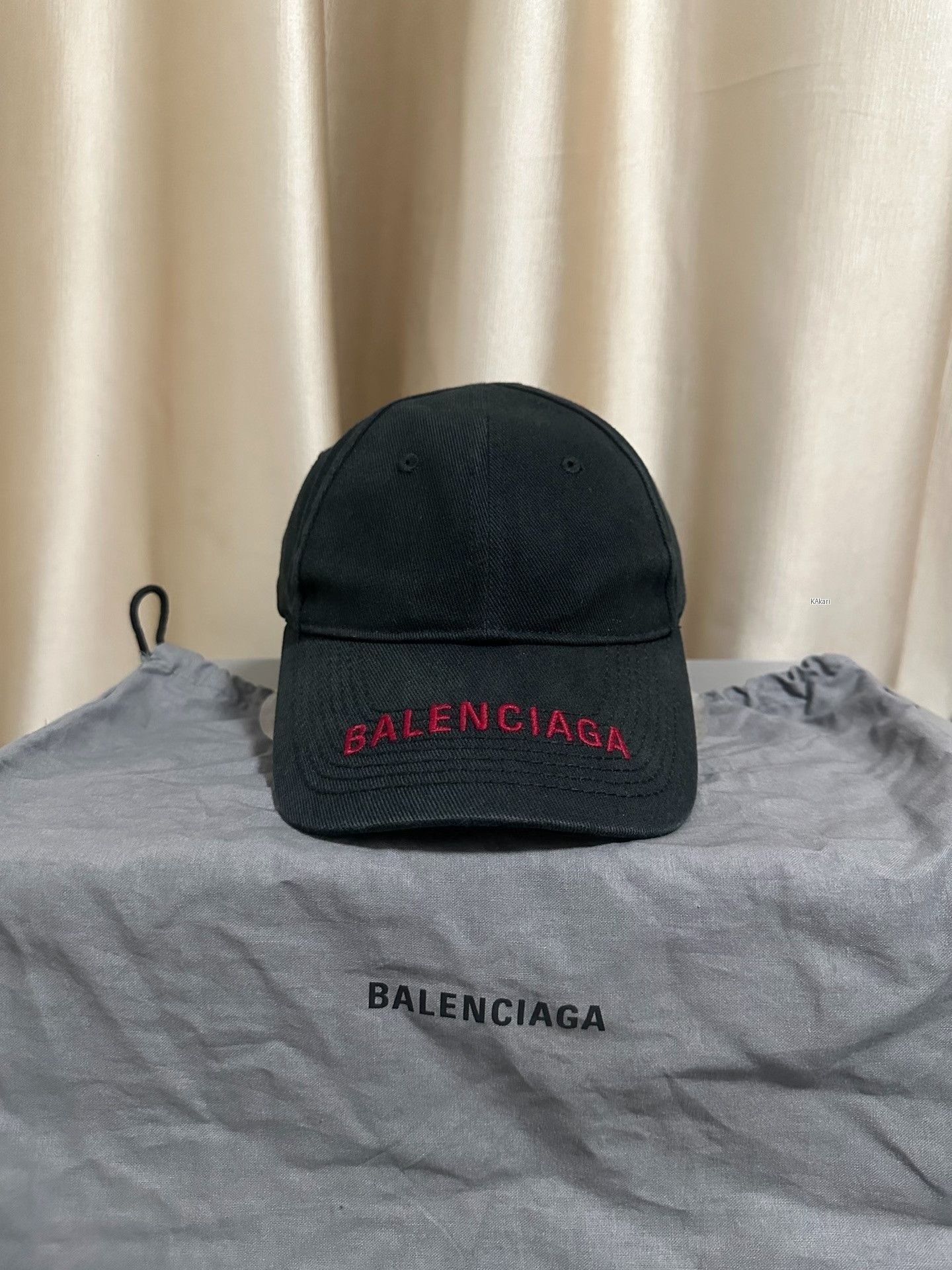 Balenciaga Balenciaga Embroidered Logo Distressed Baseball Cap Size ONE SIZE - 1 Thumbnail