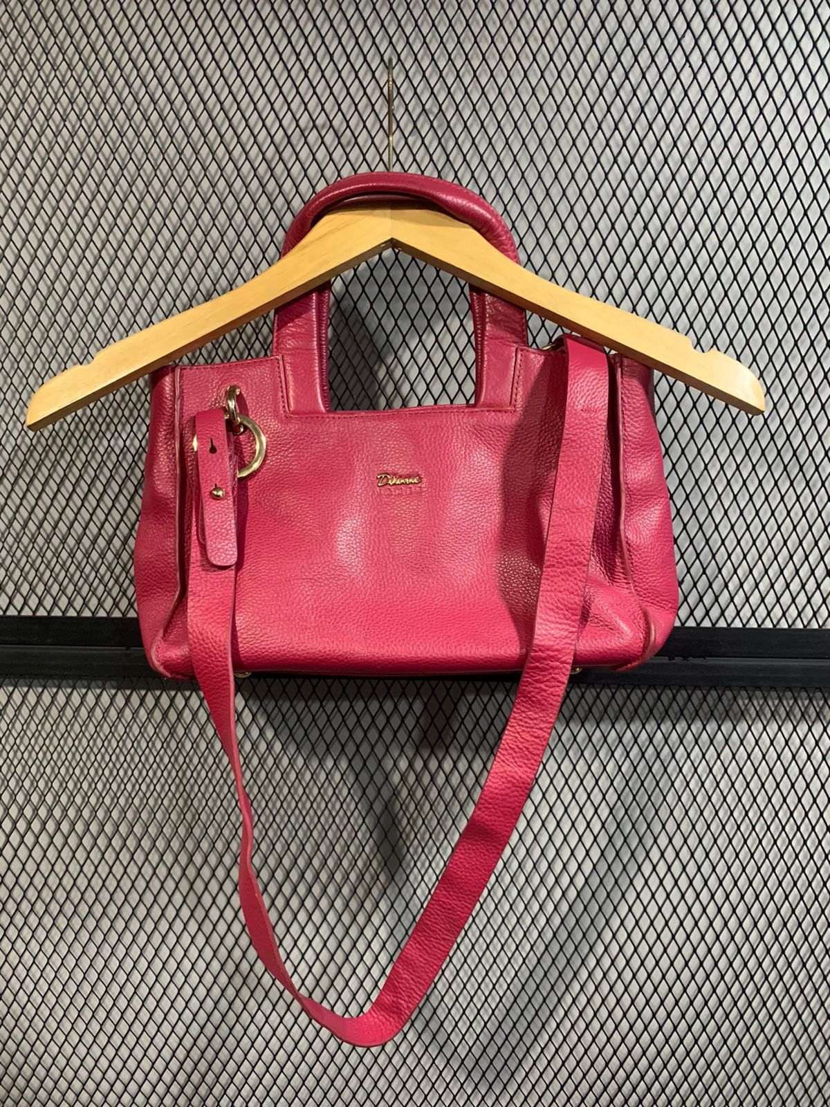 Branded Leather Diana Janes Bag Pink Leather Vintage Size ONE SIZE - 1 Thumbnail