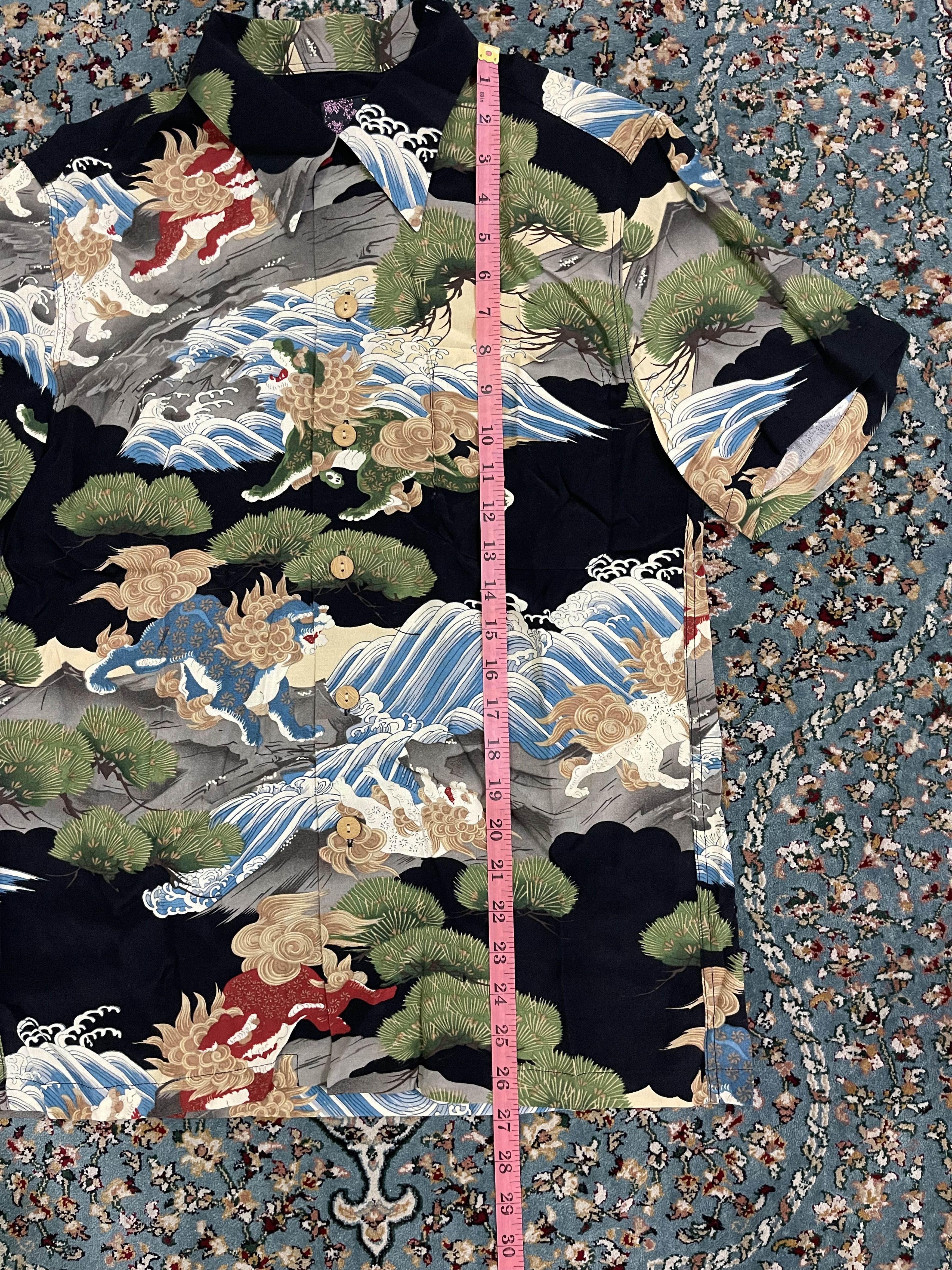 Sun Surf Oniwasoto Aloha Hawaii Yakuza Style Japan Size US M / EU 48-50 / 2 - 8 Thumbnail