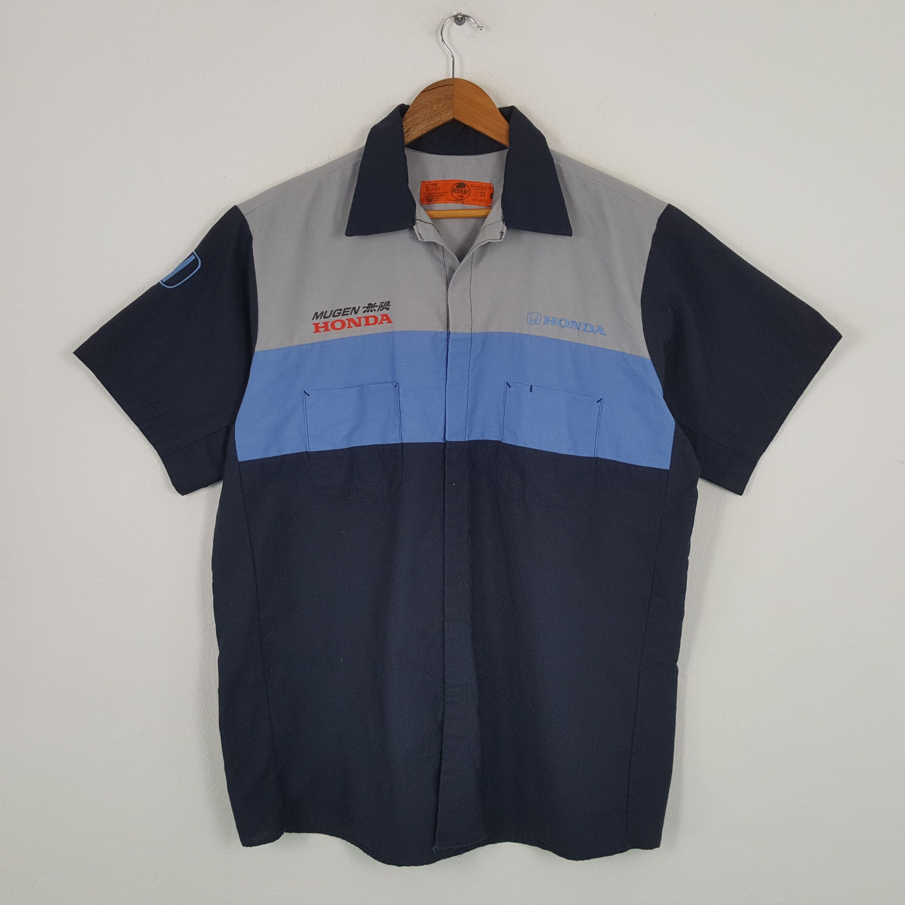 Honda × Vintage Vintage MUGEN HONDA Racing Team Custom Staff Shirts Size US XL / EU 56 / 4 - 3 Thumbnail