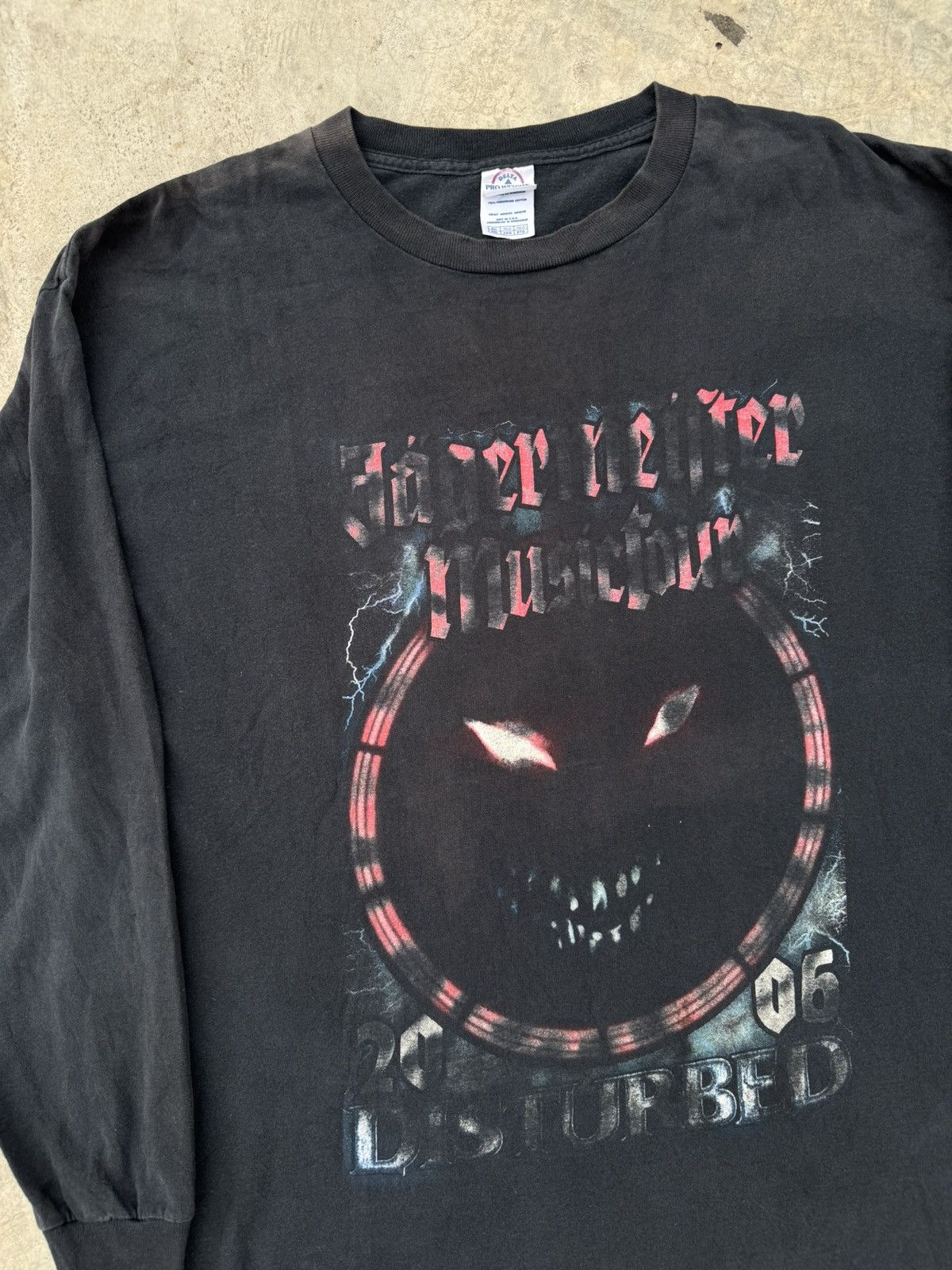 Band Tees Vintage Disturbed Music tour band Faded Longsleeve Size US XXL / EU 58 / 5 - 3 Thumbnail