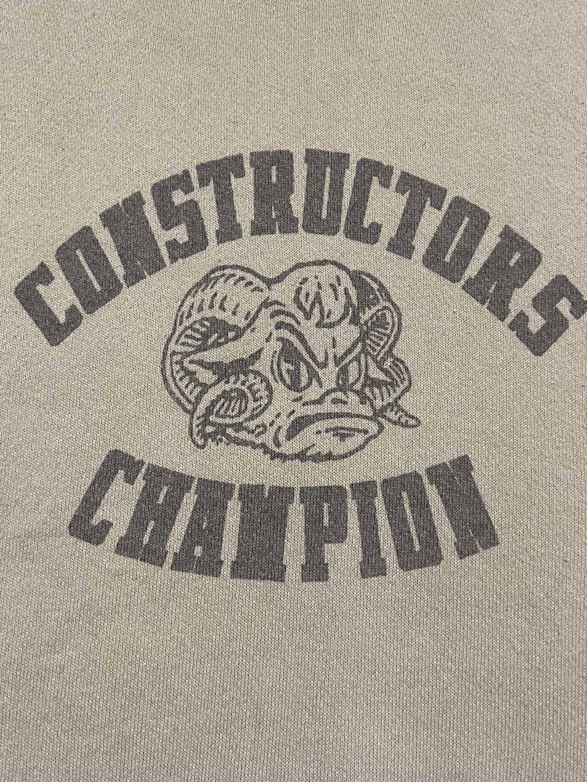 Fruit Of The Loom × Vintage Vintage 80s Constructions Champion Crewneck Sweatshirt Size US XL / EU 56 / 4 - 2 Thumbnail