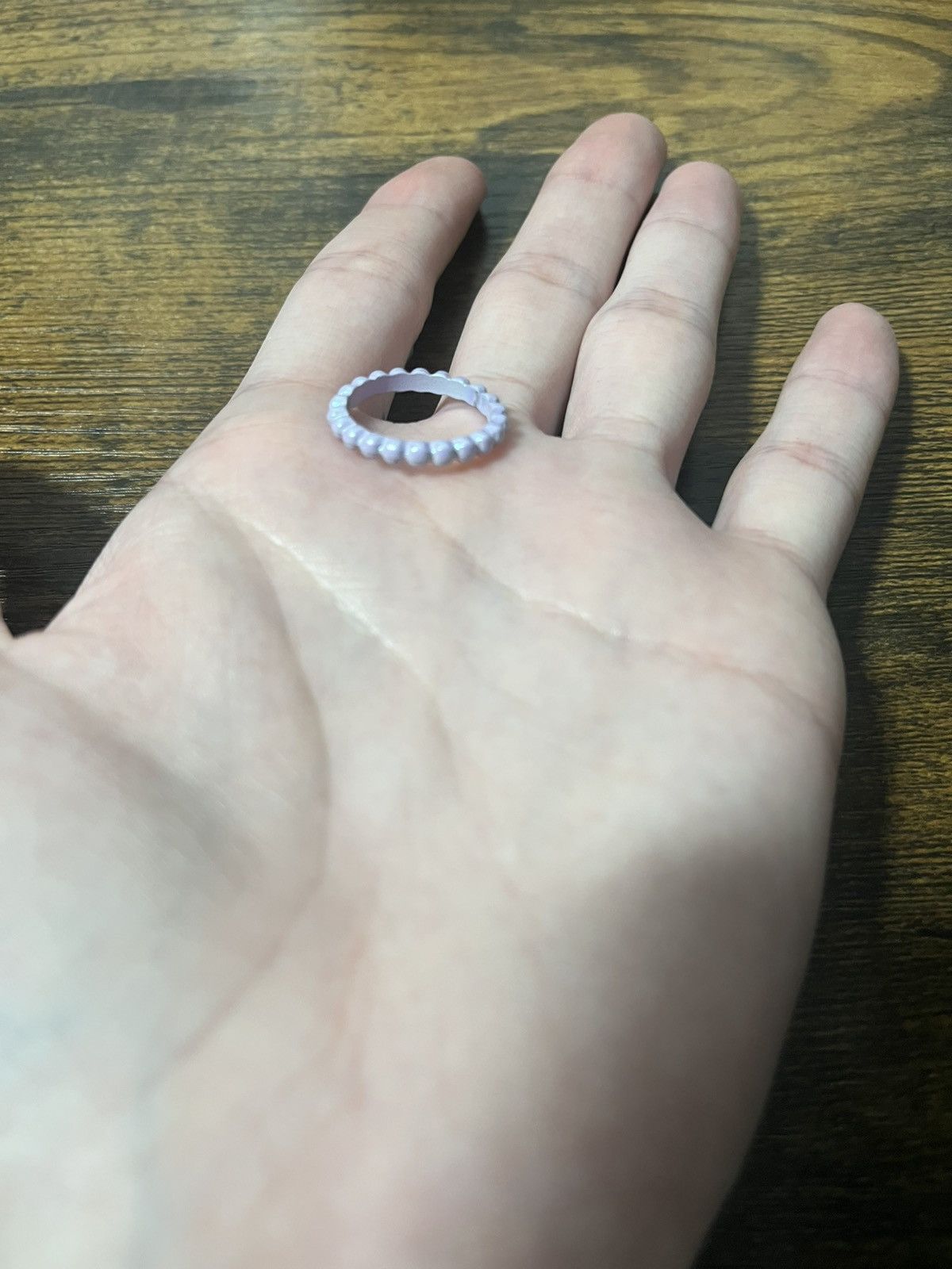 Other Purple bead ring Size ONE SIZE - 1 Thumbnail