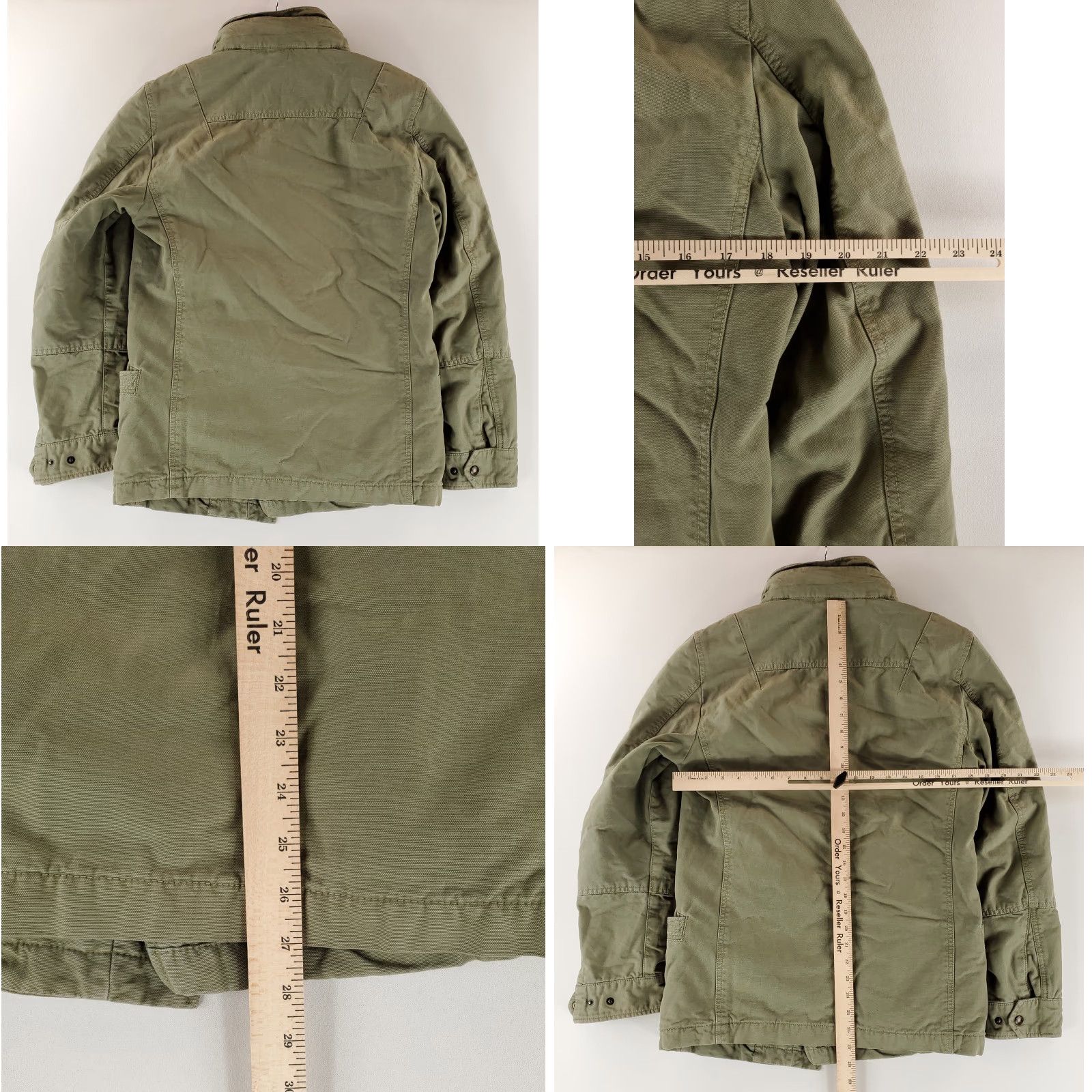 Banana Republic Banana Republic Military Style Hooded Field Jacket Green Mens S Size US S / EU 44-46 / 1 - 8 Thumbnail