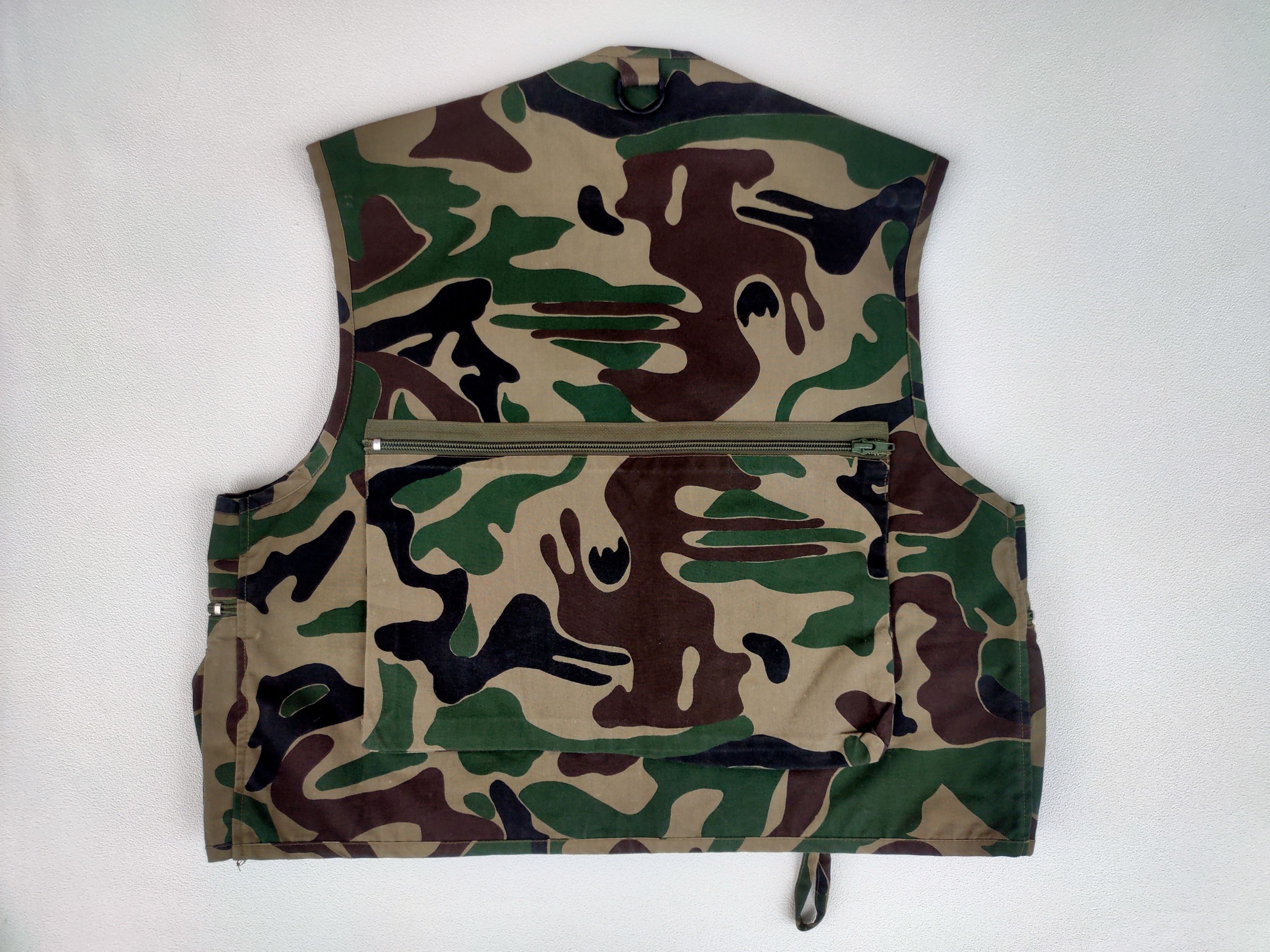 Japanese Brand × Vintage Regards Fishing/Tactical Vest Camo Size US L / EU 52-54 / 3 - 3 Thumbnail