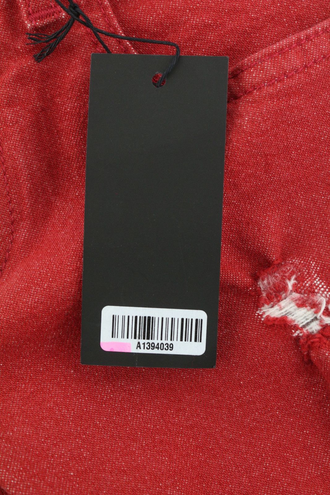 R13 KATE SKINNY 24 Red Distress Ripped Ankle Skinny Fit 86483 Size 24" / US 00 / IT 34 - 6 Thumbnail