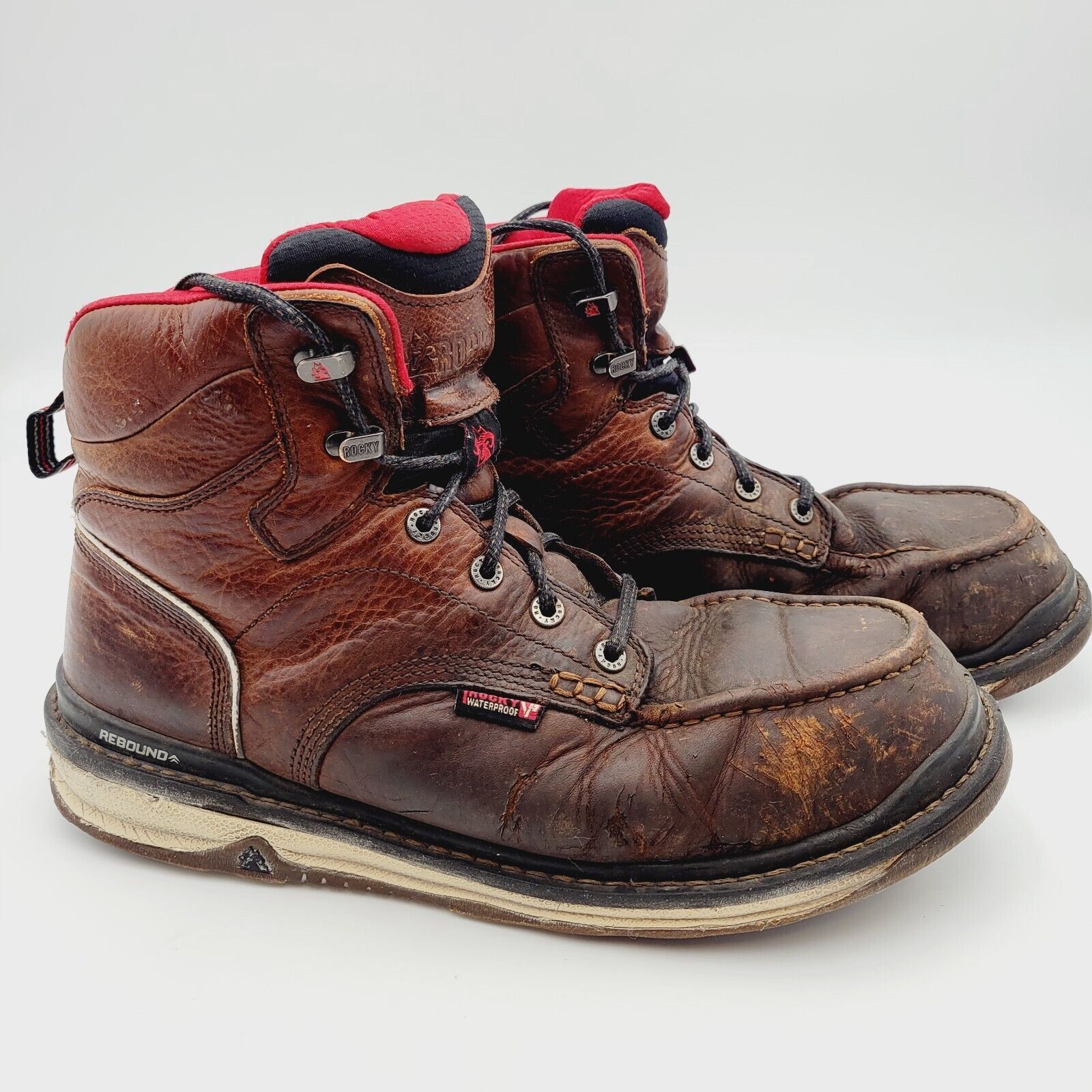 Rocky Rocky Rams Horn Work Safety Boots Waterproof 12 W Size US 12 / EU 45 - 3 Thumbnail