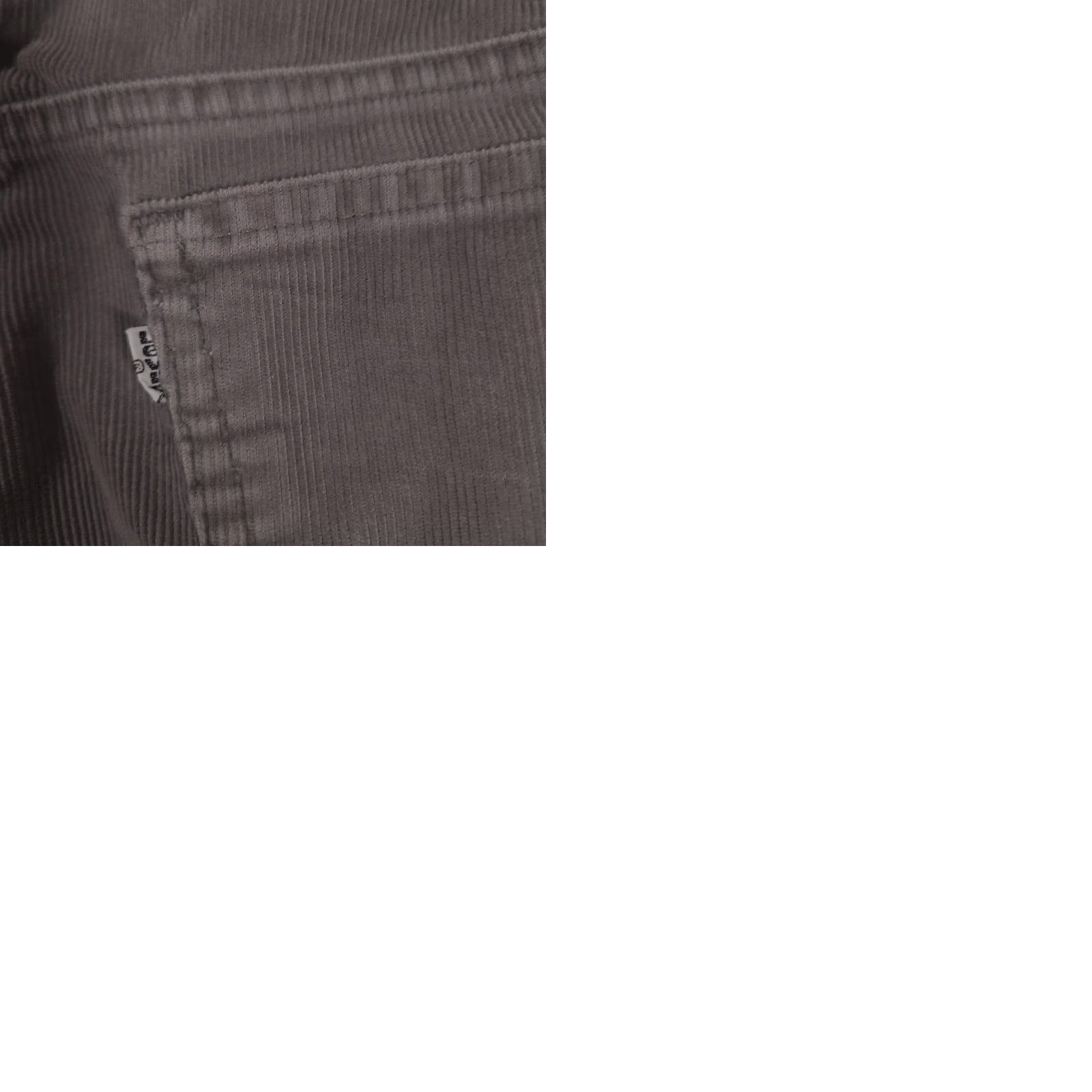 Levi's Levi's Pants Mens 34x26 Gray Corduroy 5 Pocket Chino Casual Straight Made USA Size US 34 / EU 50 - 9 Thumbnail