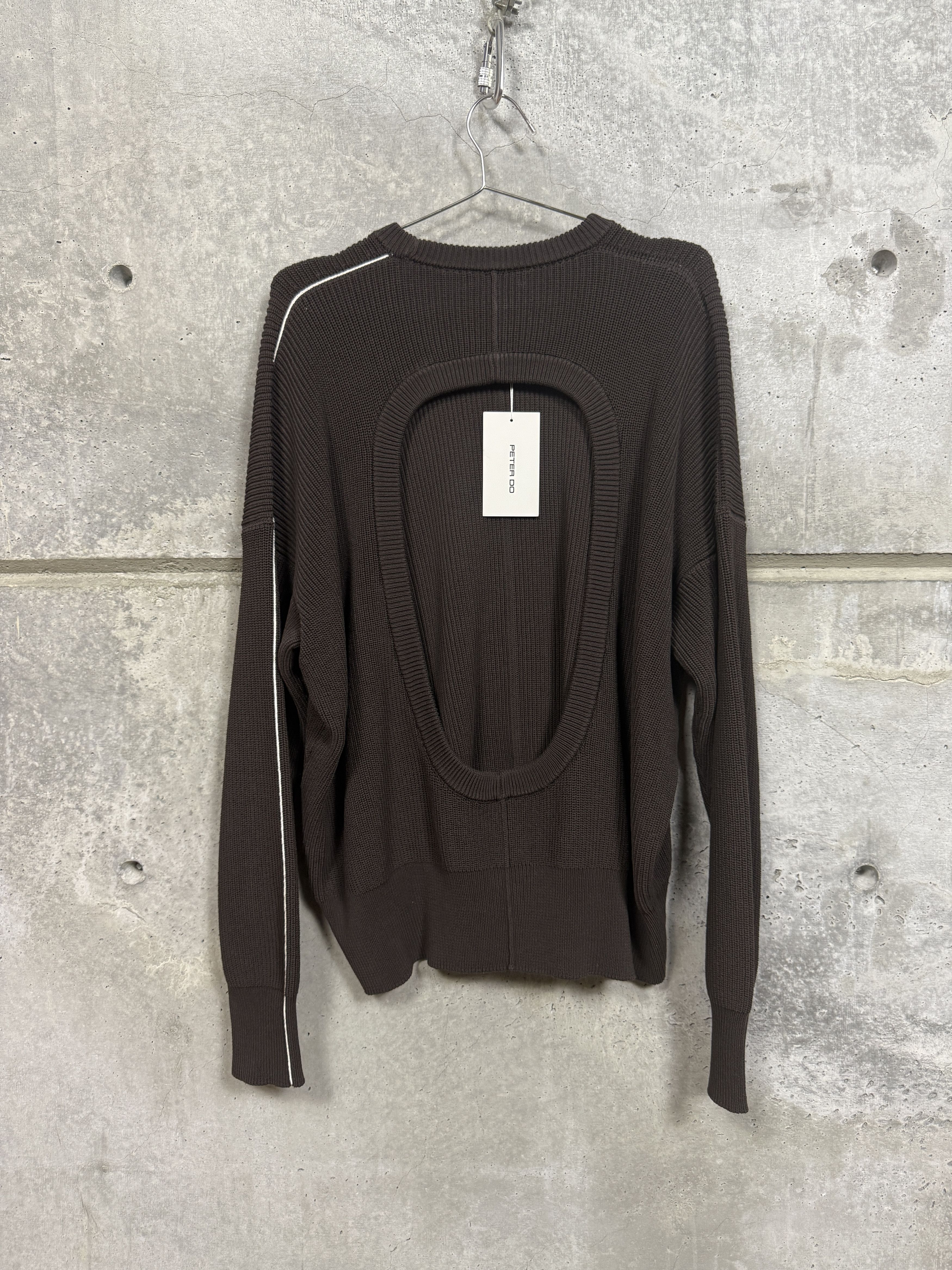 Peter Do $1480 Peter Do Cut Out Crew Neck Sweater Size S / US 4 / IT 40 - 6 Thumbnail