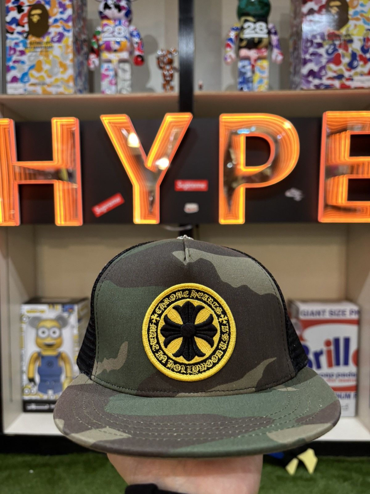 Chrome Hearts Chrome Hearts Cross Seal Stamp Trucker Hat Size ONE SIZE - 1 Thumbnail