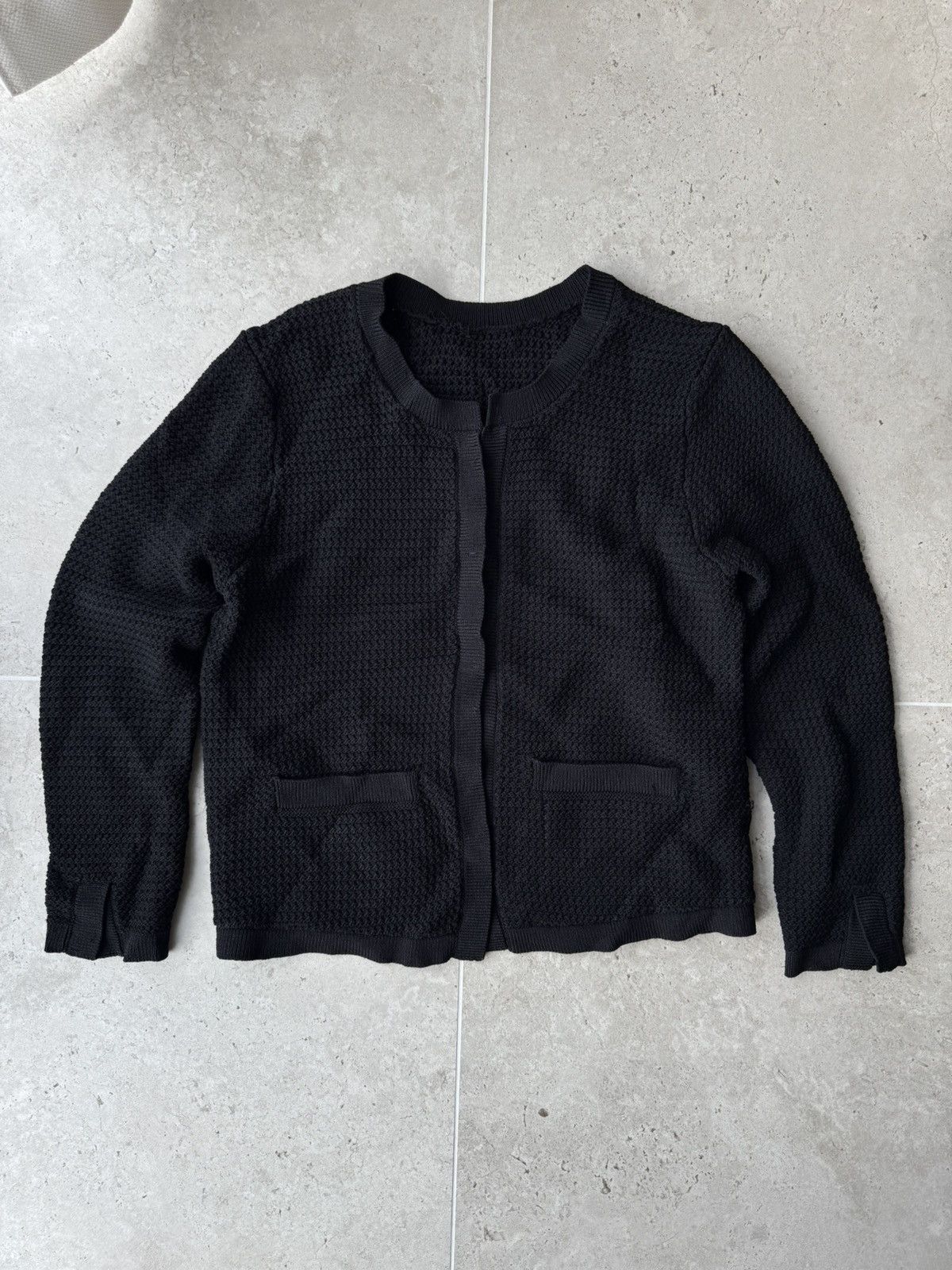 Maje MAJE Black Cotton Wool Knit Sweater Size 2 / M Size M / US 6-8 / IT 42-44 - 1 Thumbnail