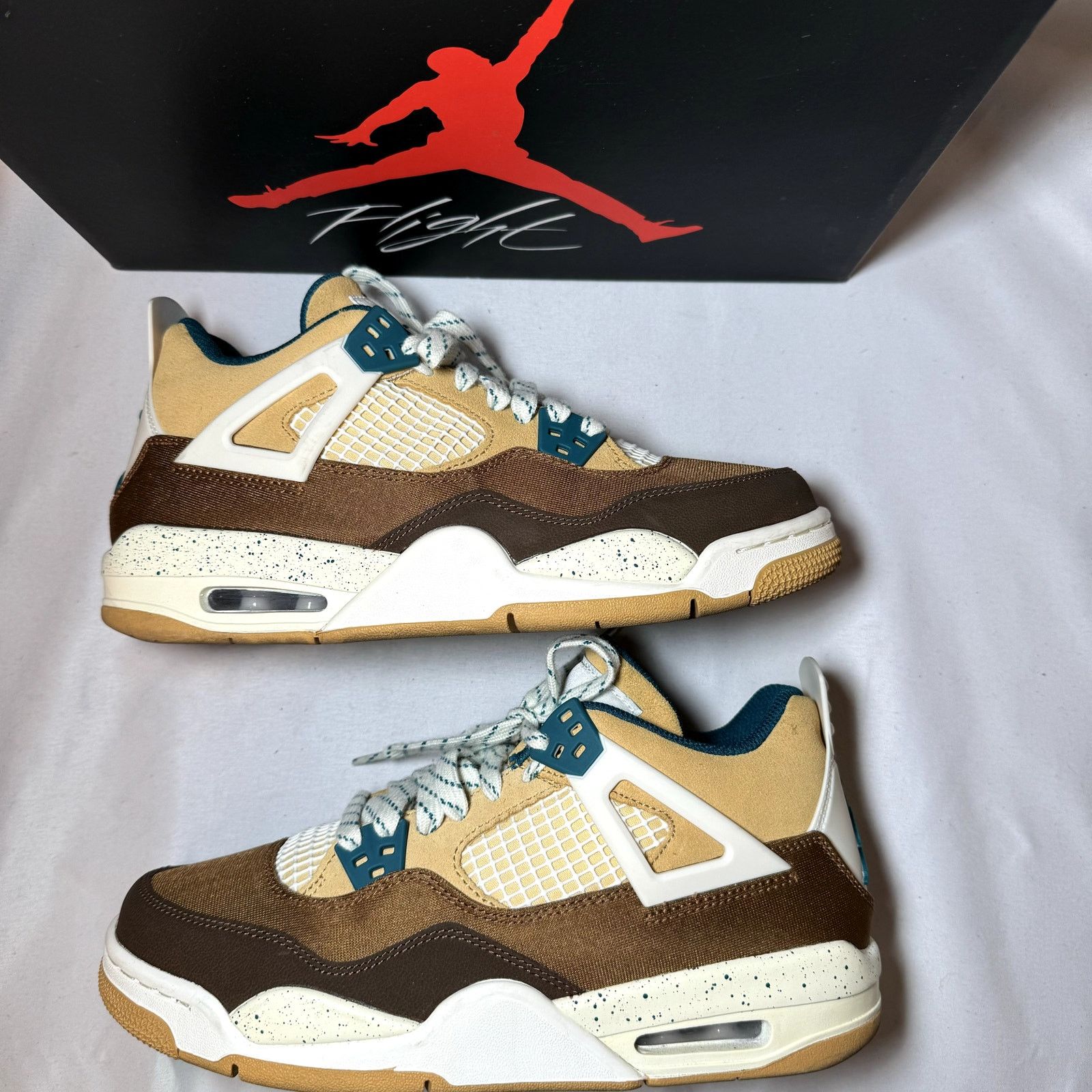 Jordan Brand × Nike Nike Air Jordan 4 Retro GS Cacao Wow Men's Shoes - Size 7 Size US 7 / EU 40 - 2 Thumbnail