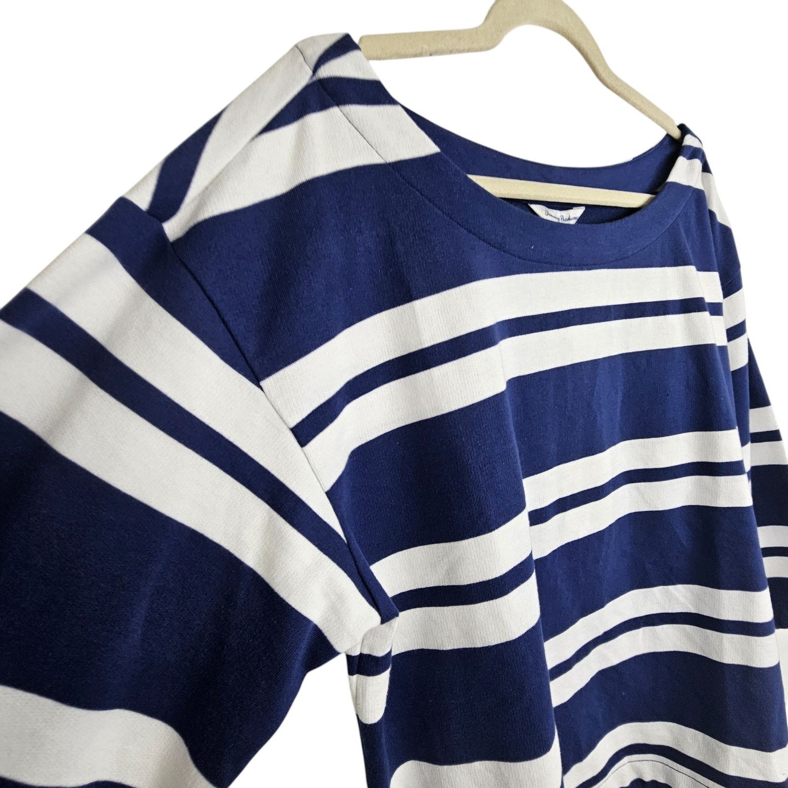 Tommy Bahama Tommy Bahama Womens French Terrace Striped Top Sz L Nautical Size L / US 10 / IT 46 - 6 Thumbnail