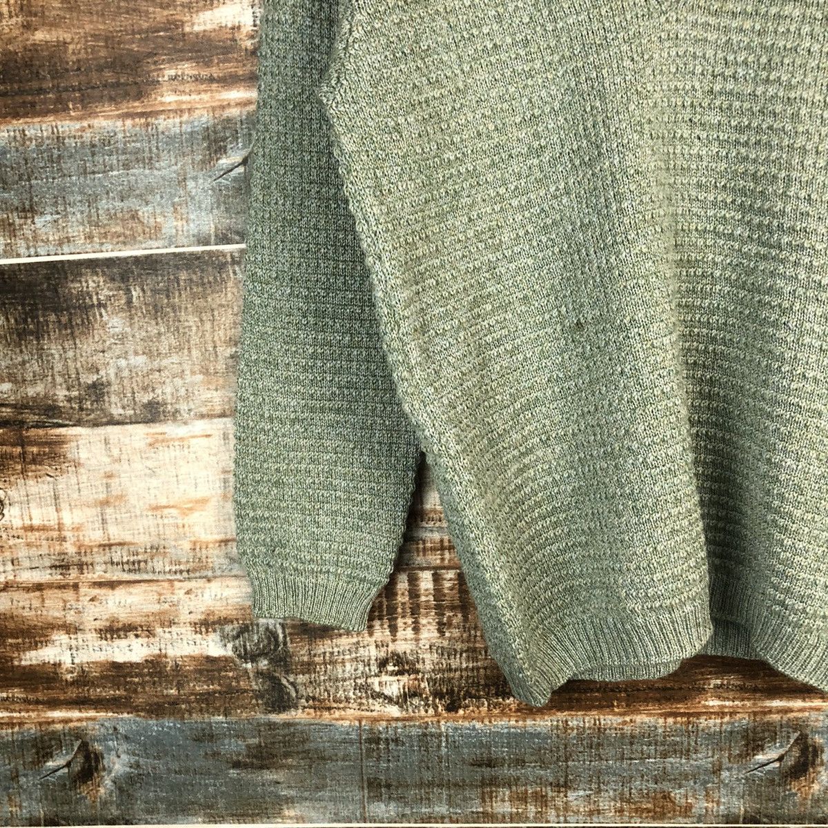 Homespun Knitwear × Japanese Brand Japanese Brand vintage Green Knitwear #A1681 Size S / US 4 / IT 40 - 7 Thumbnail