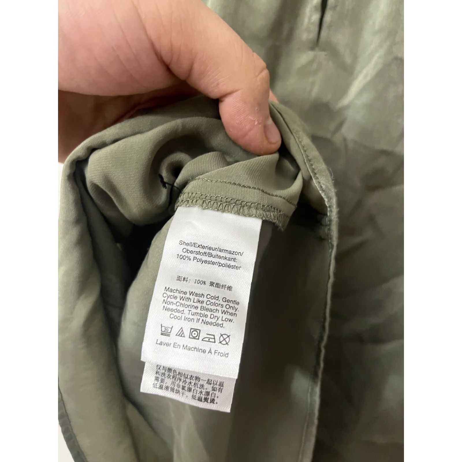 DKNY DKNY Top Womens XS Green Sleeveless Round Neck Keyhole Back Casual Tunic Cute Lightweight Abstract Pattern 2010s Womens Size XS / US 0-2 / IT 36-38 - 4 Thumbnail