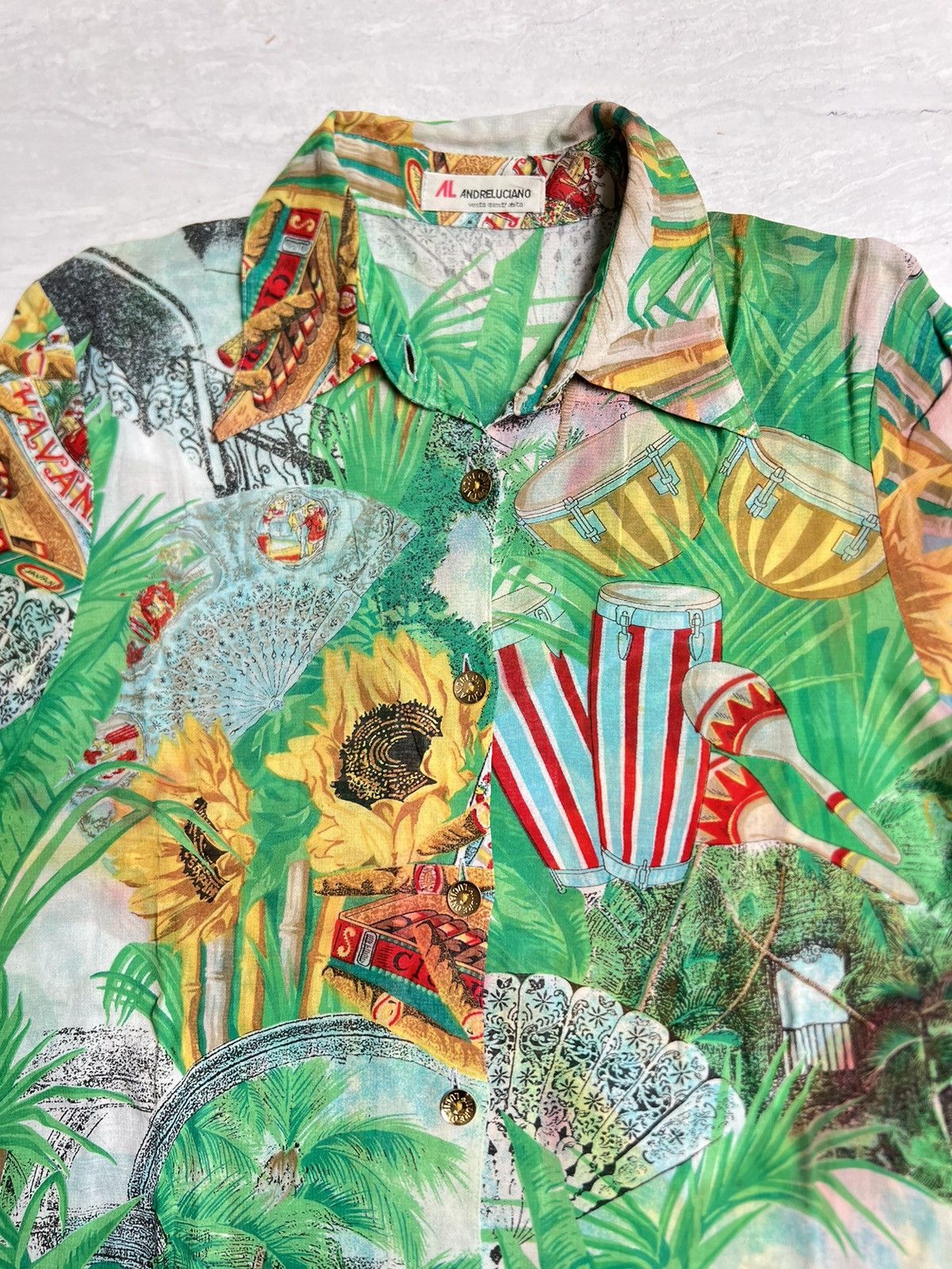 Andreluciano ANDRELUCIANO Motive Shirt Size US M / EU 48-50 / 2 - 3 Thumbnail