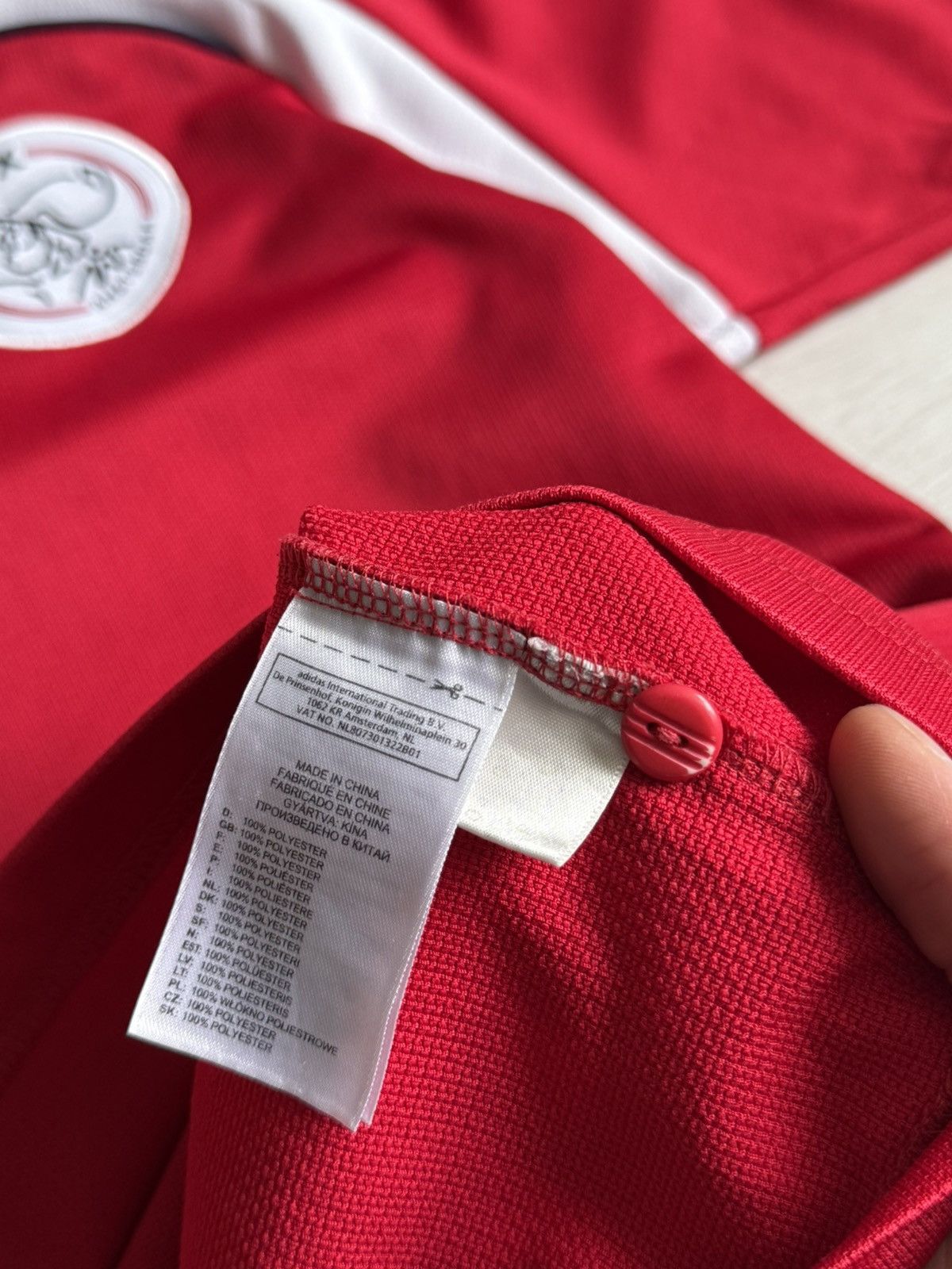Adidas Adidas Ajax Amsterdam 2008/09 Polo Soccer Jersey Size US M / EU 48-50 / 2 - 10 Thumbnail