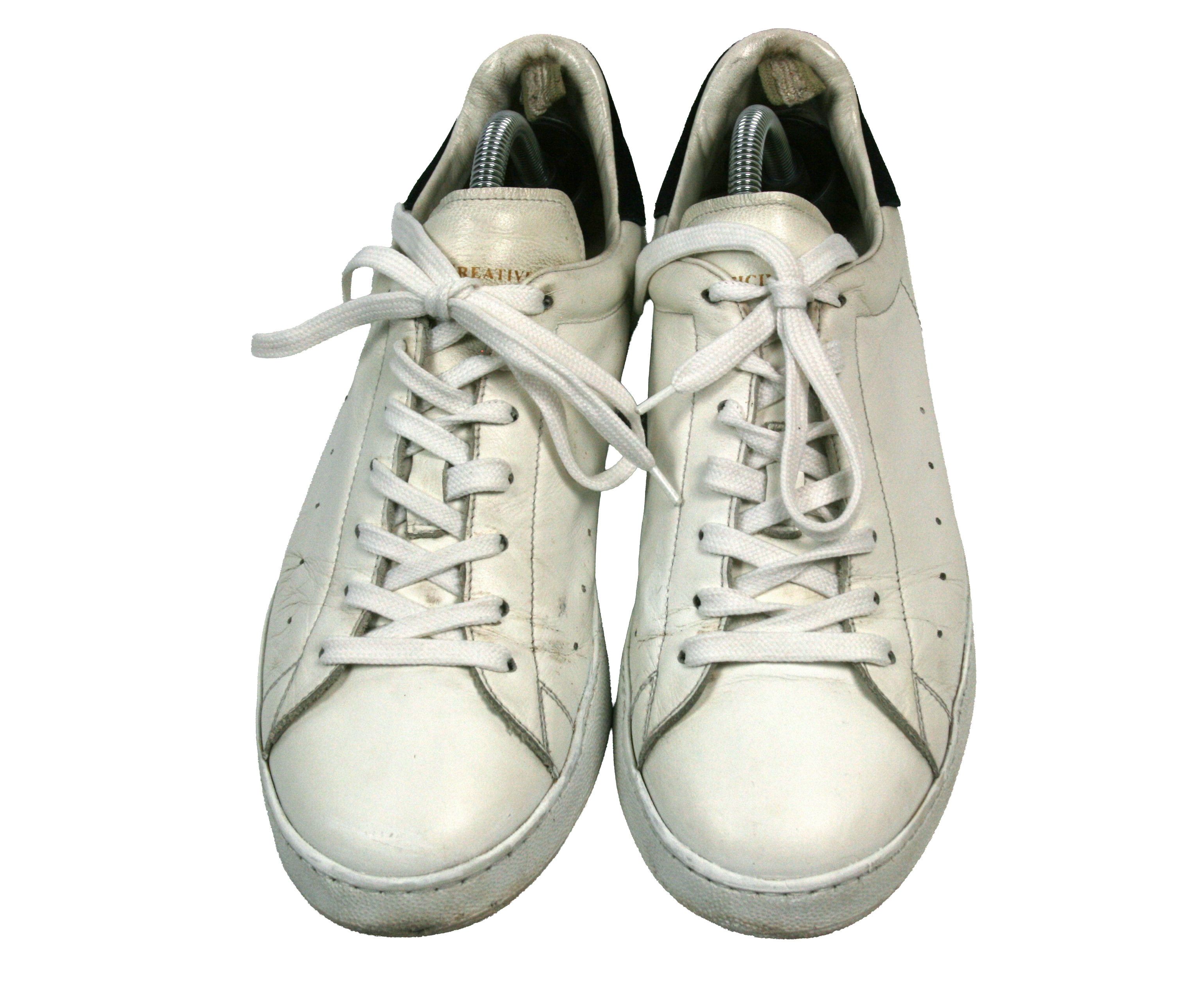 Officine Creative Laboratorio Mover Distressed Low Leather Sneakers Size US 8 / EU 41 - 12 Thumbnail