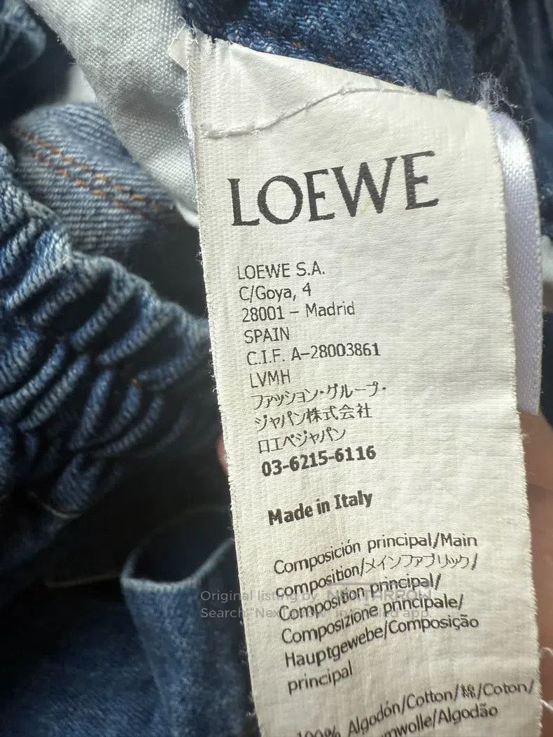 Loewe Loewe size XS Denim Wide Leg Pants Size 42" / US 20 - 4 Thumbnail