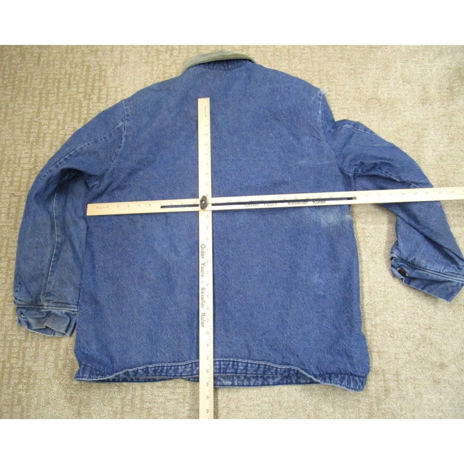 Denime VINTAGE Big Ben Denim Jacket Men XL Blue Chore Barn Coat 90s USA Jacket Size US XL / EU 56 / 4 - 7 Thumbnail