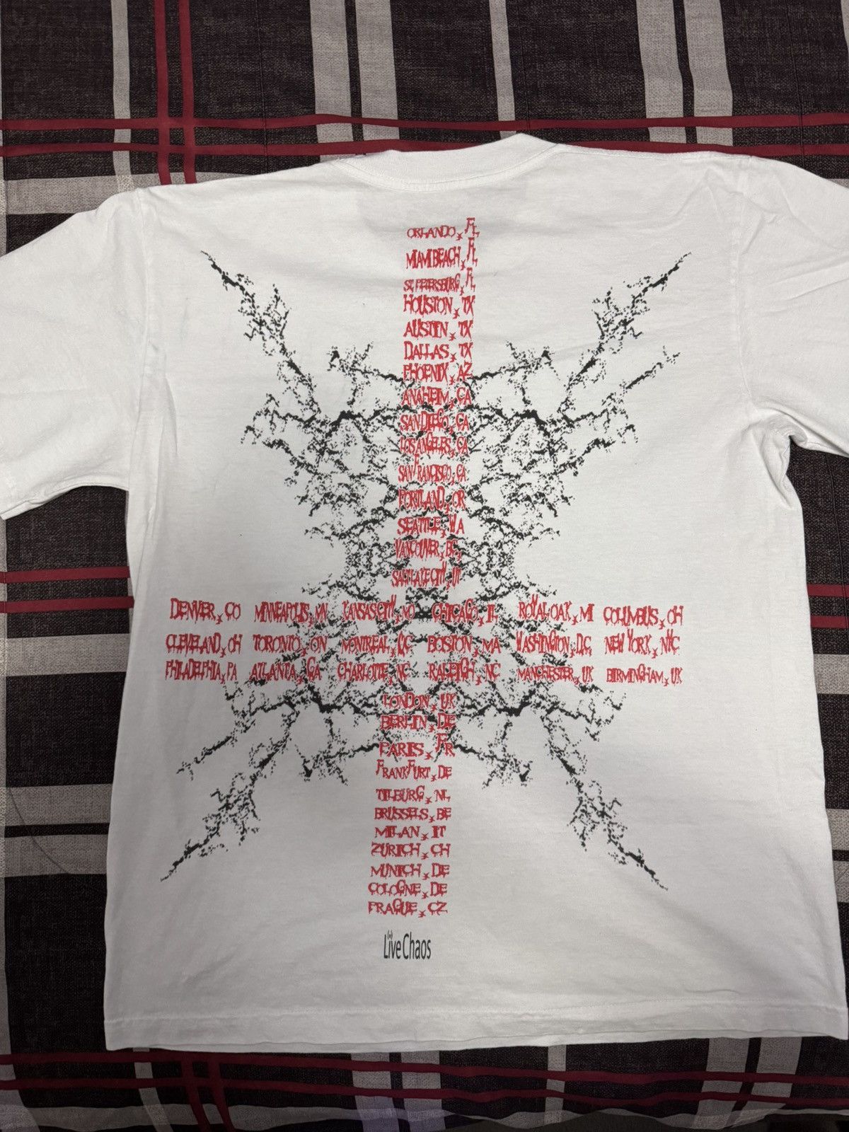 Ken Carson Ken Carson A Great Chaos Tour T-Shirt Size US M / EU 48-50 / 2 - 2 Thumbnail