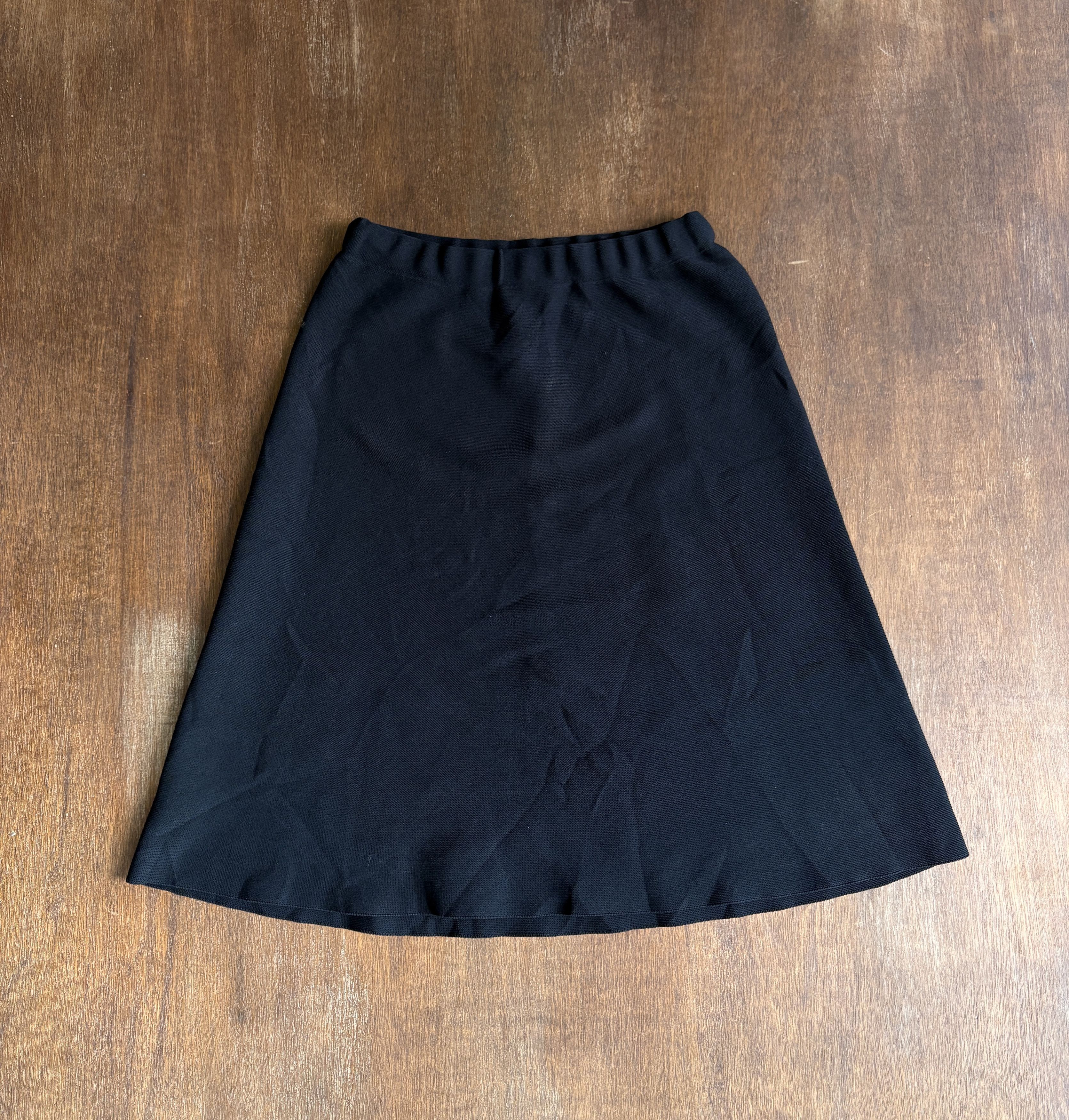 Homme Plisse Issey Miyake Issey Miyake Simple Black Skirt Size 27" / US 4 / IT 40 - 2 Thumbnail
