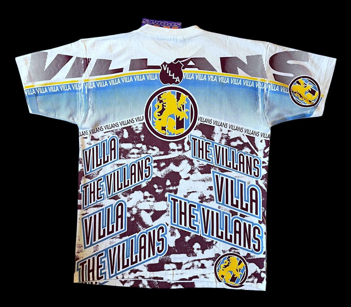 Vintage Aston Villa KT Sports AOP Kick Sportswear t shirt XL Size US XL / EU 56 / 4 - 2 Thumbnail