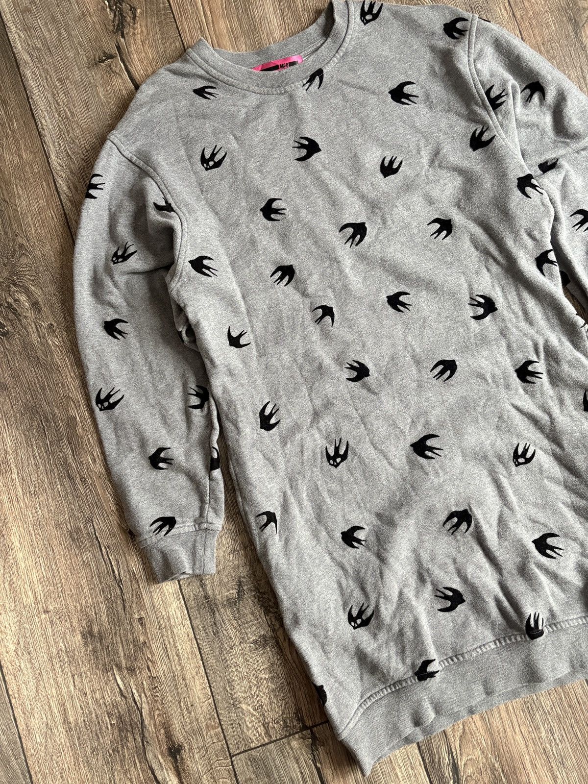 Alexander McQueen Alexander McQueen Swallow Long Dress Sweatshirt All over Size S / US 4 / IT 40 - 2 Thumbnail