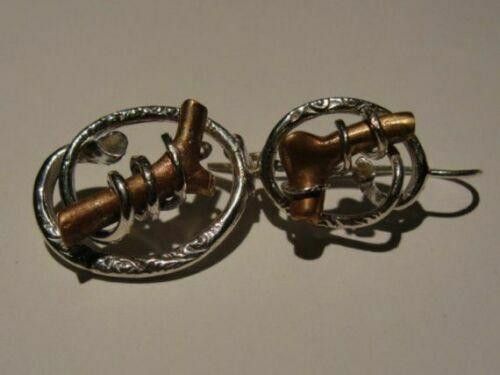 Designer Sterling & Victorian Inspired Branch Chandelier Earrings Size ONE SIZE - 4 Thumbnail