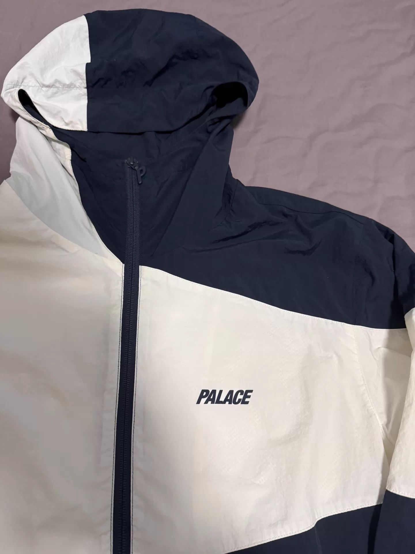 Palace Palace White & Blue Color Block Shell Jacket M Size US M / EU 48-50 / 2 - 4 Thumbnail