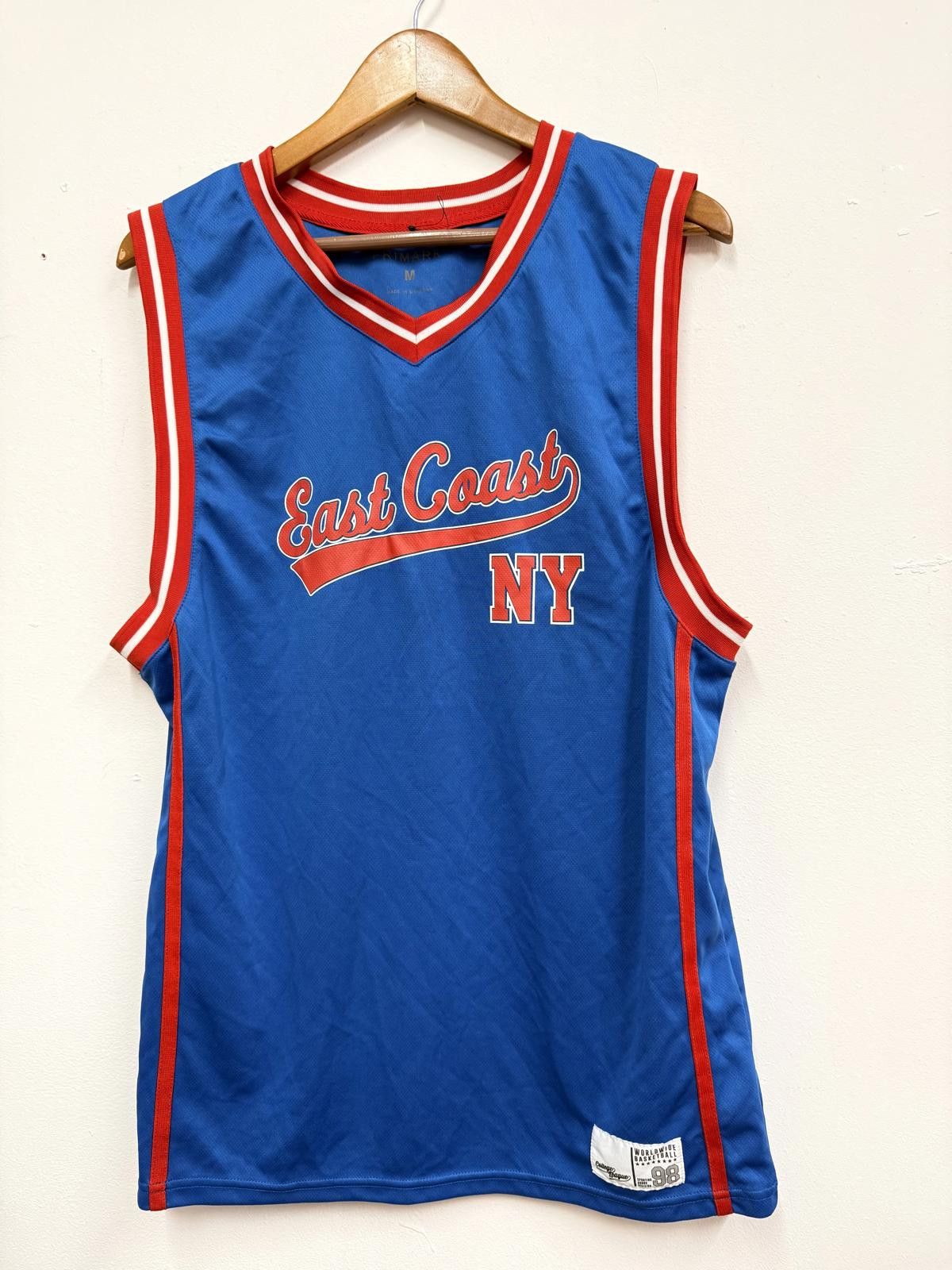 Primark Primark East Coast NY Basketball Jersey Blue Red Size M Size US M / EU 48-50 / 2 - 1 Thumbnail