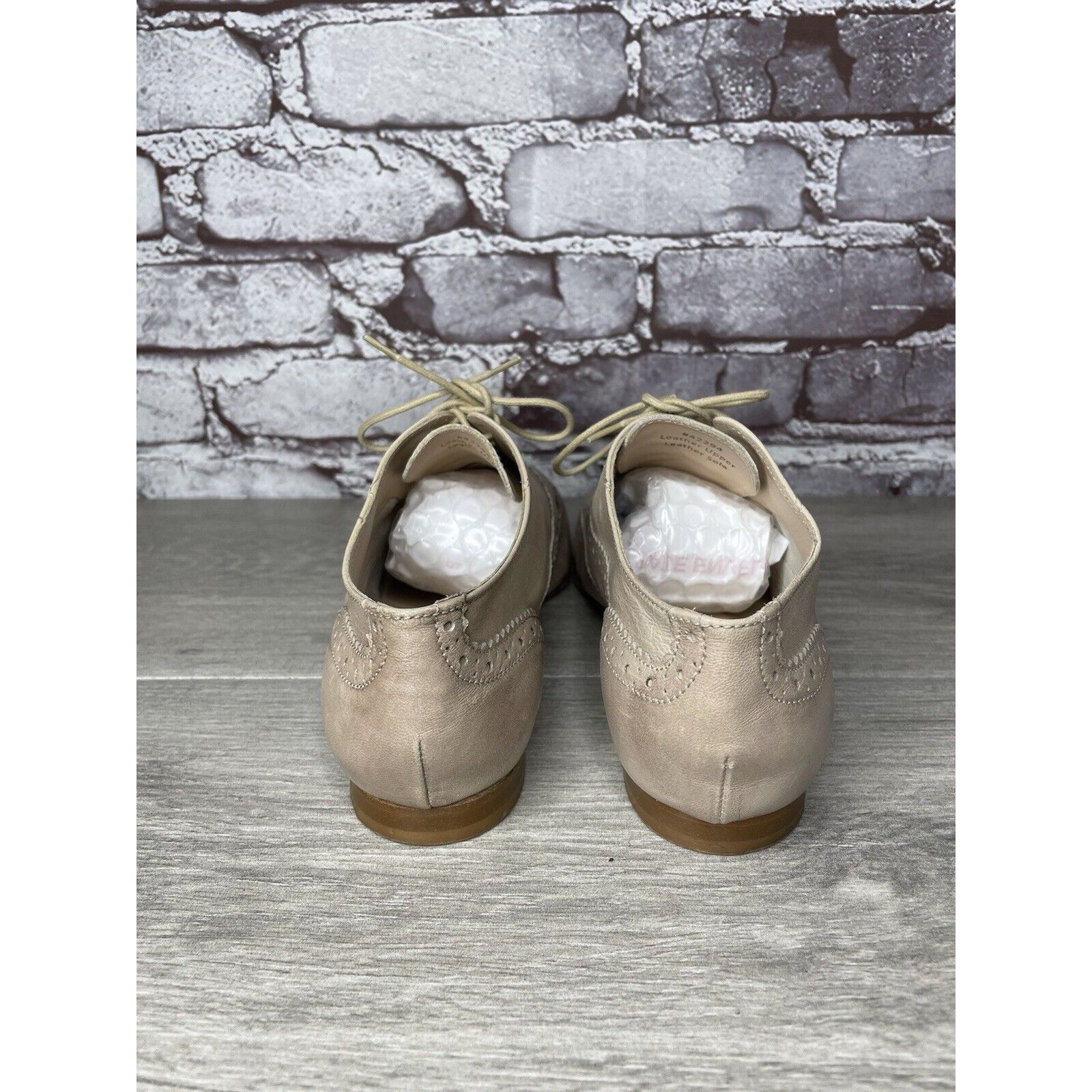Other Garnet Hill Taupe Nude Felisa Soft Oxfords Wing Tip Shoes Wo Size US 7 / IT 37 - 6 Thumbnail