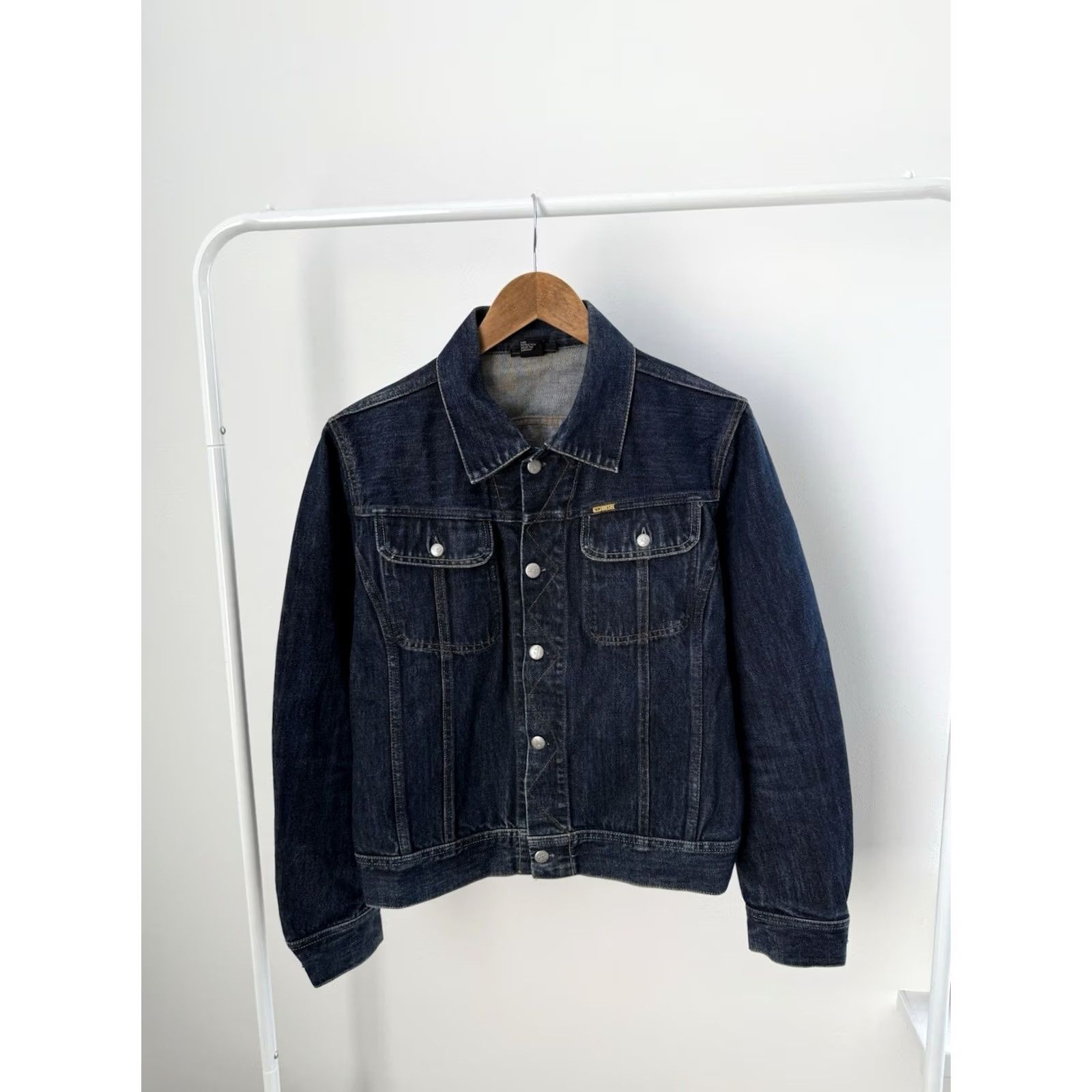 Diesel Vintage Diesel Denim Jacket Women’s Size S Dark Wash Trucker Classic Button Up Size S / US 4 / IT 40 - 4 Thumbnail