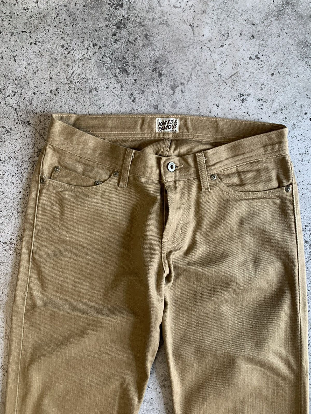 Naked & Famous Naked and Famous selvedge chino weird guy Size US 31 - 3 Thumbnail