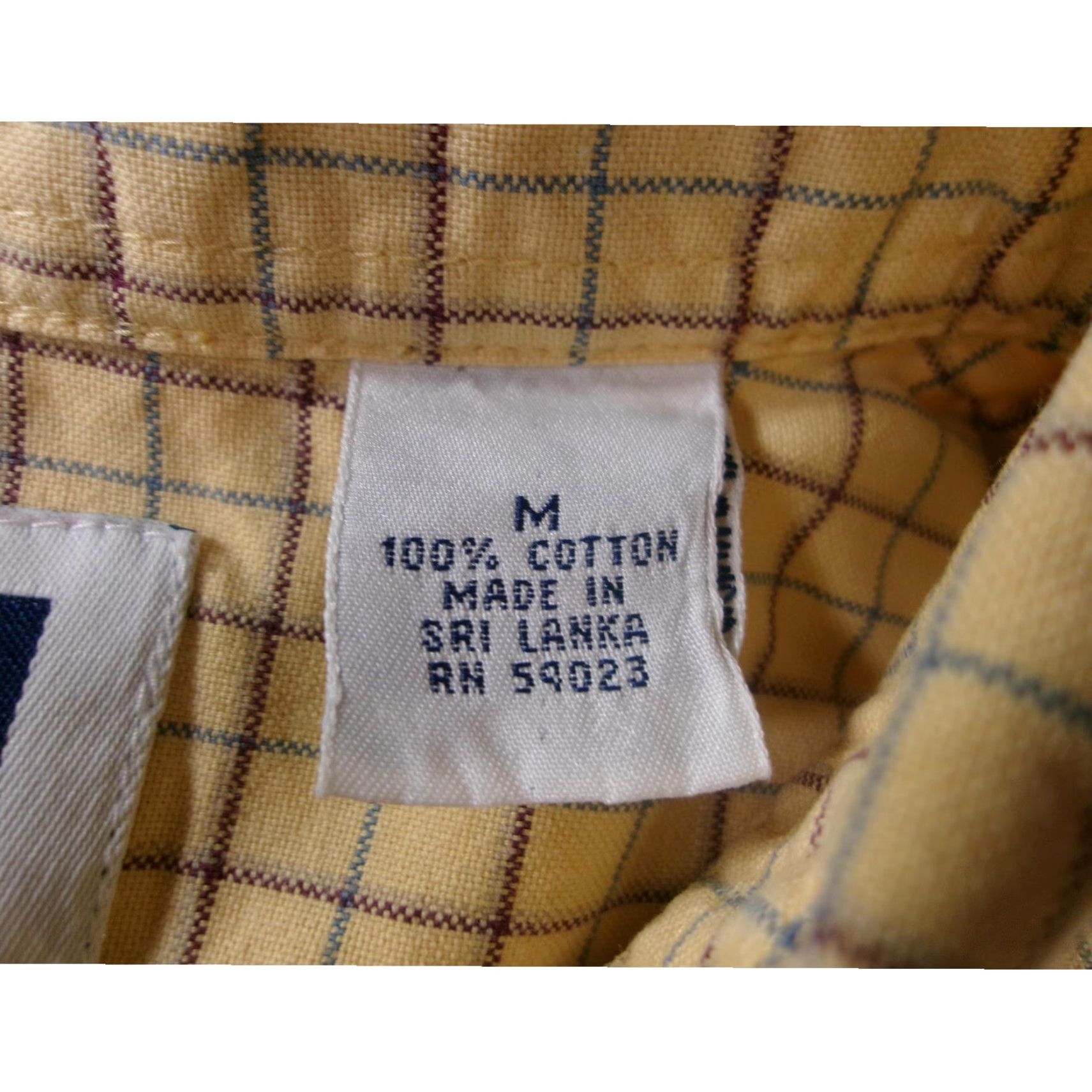 Gap GAP Shirt Mens M Yellow Plaid Oxford Classic Office Casual Heritage OCBD Button-Up Pocket Long Sleeve Size US M / EU 48-50 / 2 - 7 Thumbnail