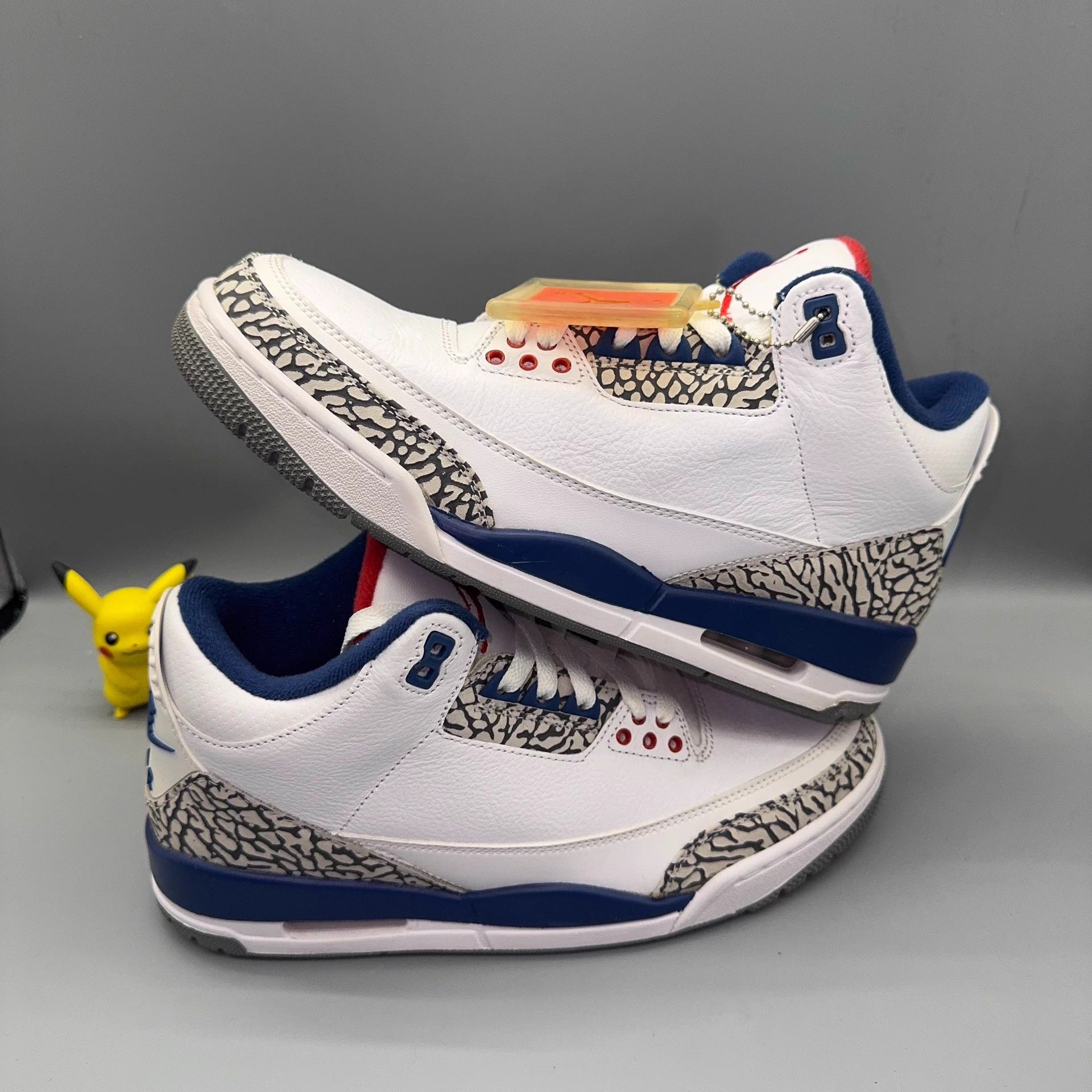 Nike Jordan AJ3 White Blue Size 42 Size US 9 / EU 42 - 5 Thumbnail