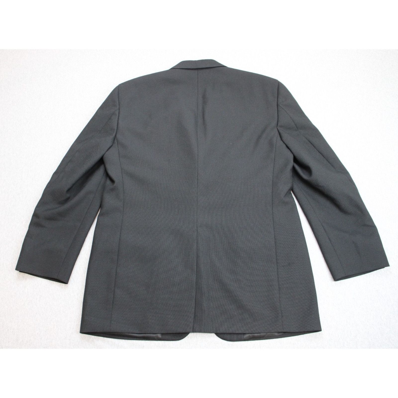 Stafford Stafford Blazer Mens Size 40R Black Notch Lapel 2 Button Size 40R - 3 Thumbnail